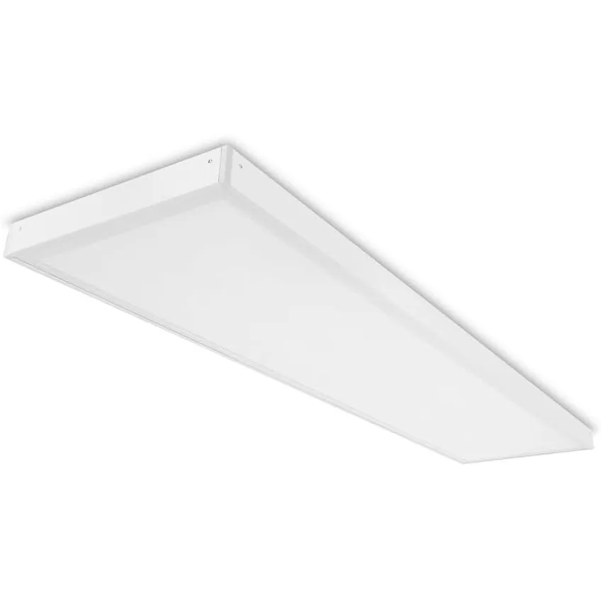 Aufbau Deckenleuchte 120x30cm 28W 6000K tageslichtweiß 5040lm 180 Lumen/Watt flimmerfrei blendfrei UGR<19 LED-Panel mit…