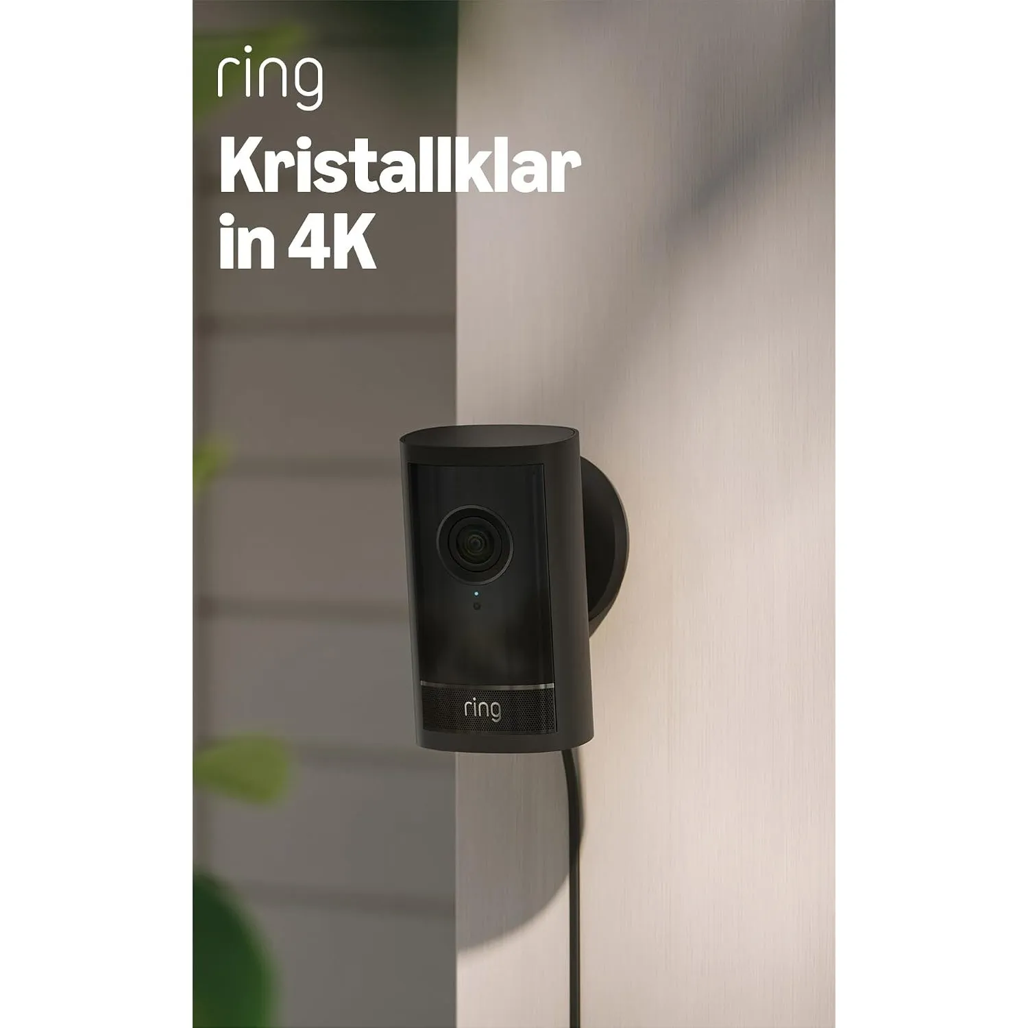 Ring Außenkamera Pro mit Netzstecker (Outdoor Camera Pro, neueste Generation), für dein Zuhause oder Unternehmen, Siche…