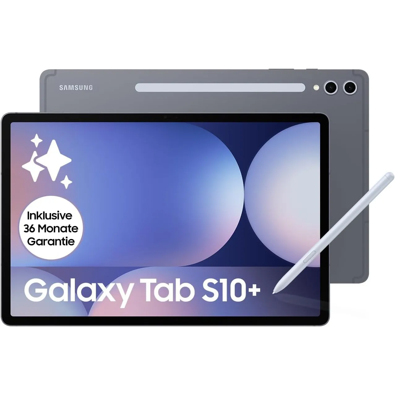 Samsung Galaxy Tab S10+ AI Tablet, Android Tablet, 12 GB RAM, 256 GB Speicher, AMOLED-Display, Antireflexionsbeschichtu…