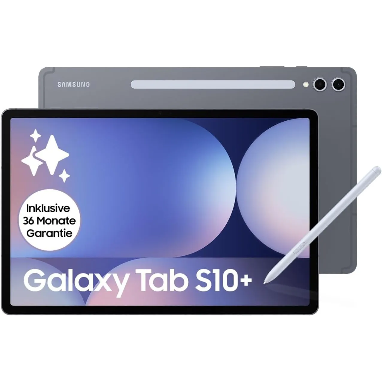 Samsung Galaxy Tab S10+ AI Tablet, Android Tablet, 12 GB RAM, 512 GB Speicher, AMOLED-Display, Antireflexionsbeschichtu…