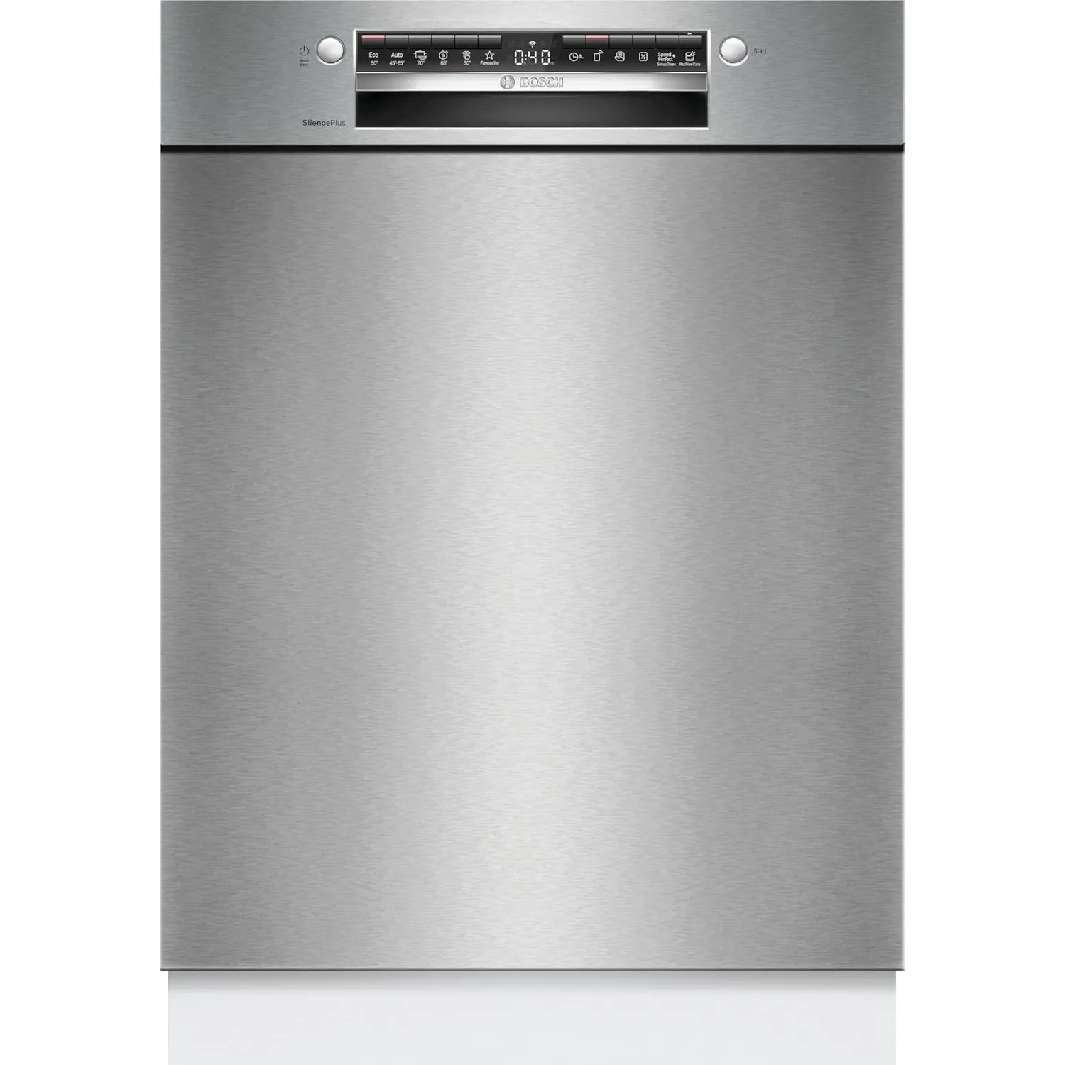 Bosch SMU4ETS08E, Serie 4, Smarter Unterbau-Geschirrspüler 60 cm, Besteckkorb, Spülmaschine mit Programmassistent, beso…