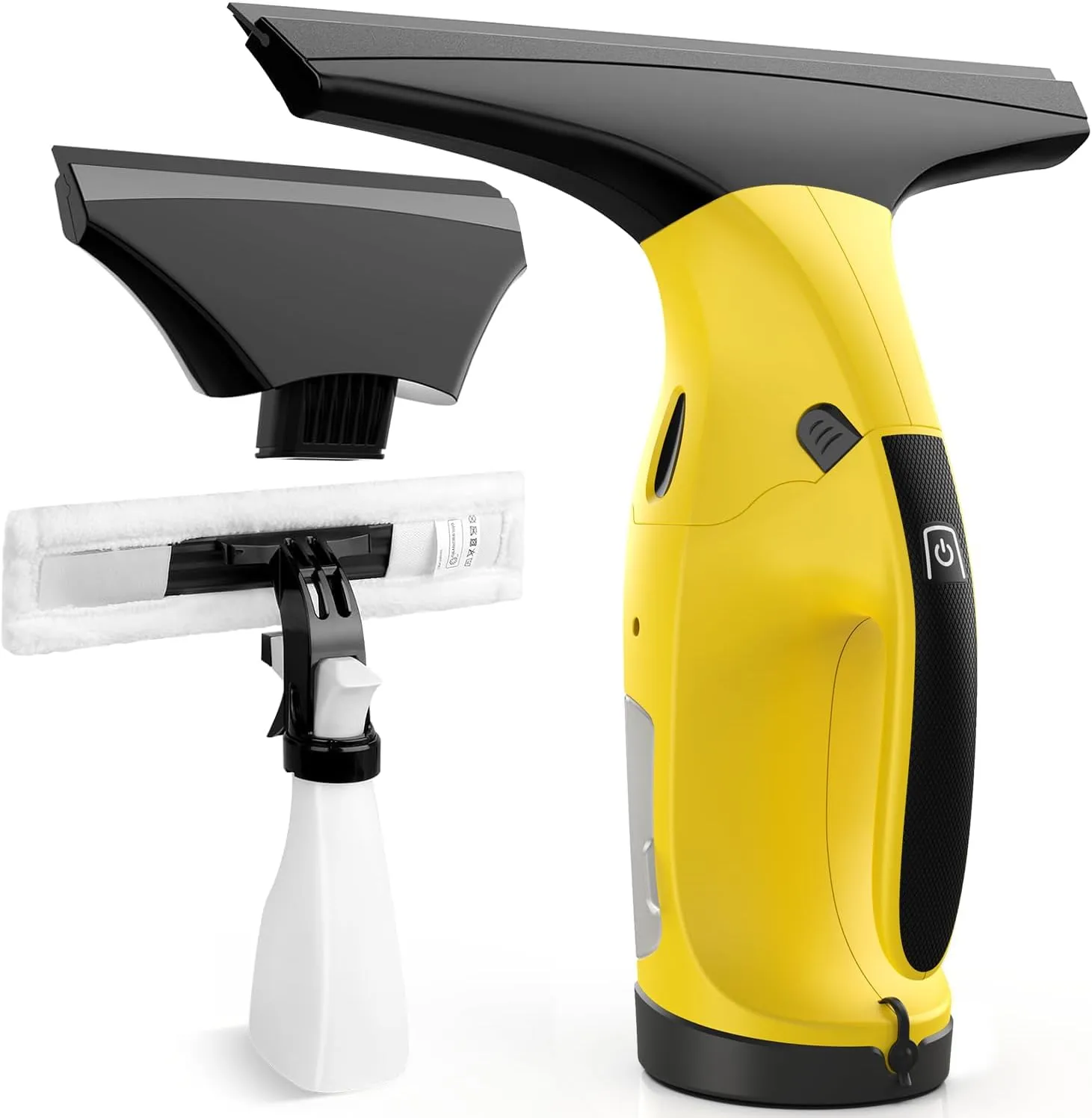 Window Vacuum, Rechargeable Window Squeegee, Streak Free with 28cm and 17cm Squeegee Blades, Wireless Window Cleaning K…