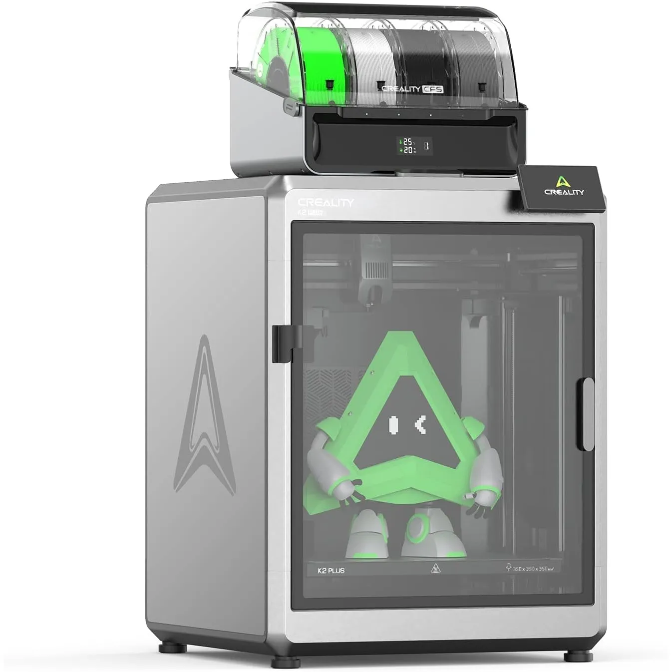 Creality K2 Plus Combo 3D-Drucker mit CFS, Mehrfarb- & Multi-Material-Druck mit bis zu 16 Farben, 350 × 350 × 350 mm Ba…