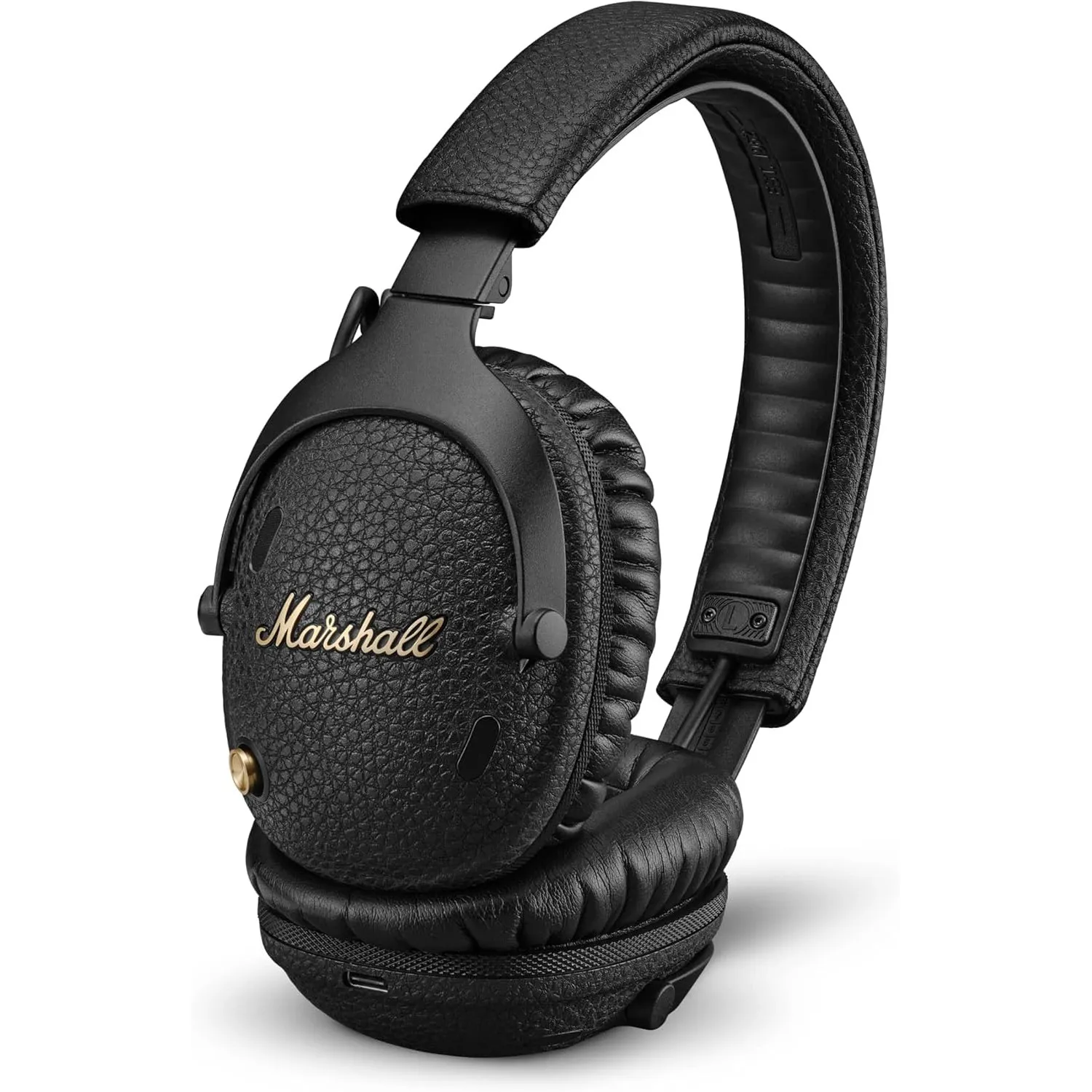 Marshall Monitor III ANC Aktiver Geräuschunterdrückung Bluetooth Kopfhörer, 70 Stunden Spielzeit – Schwarz