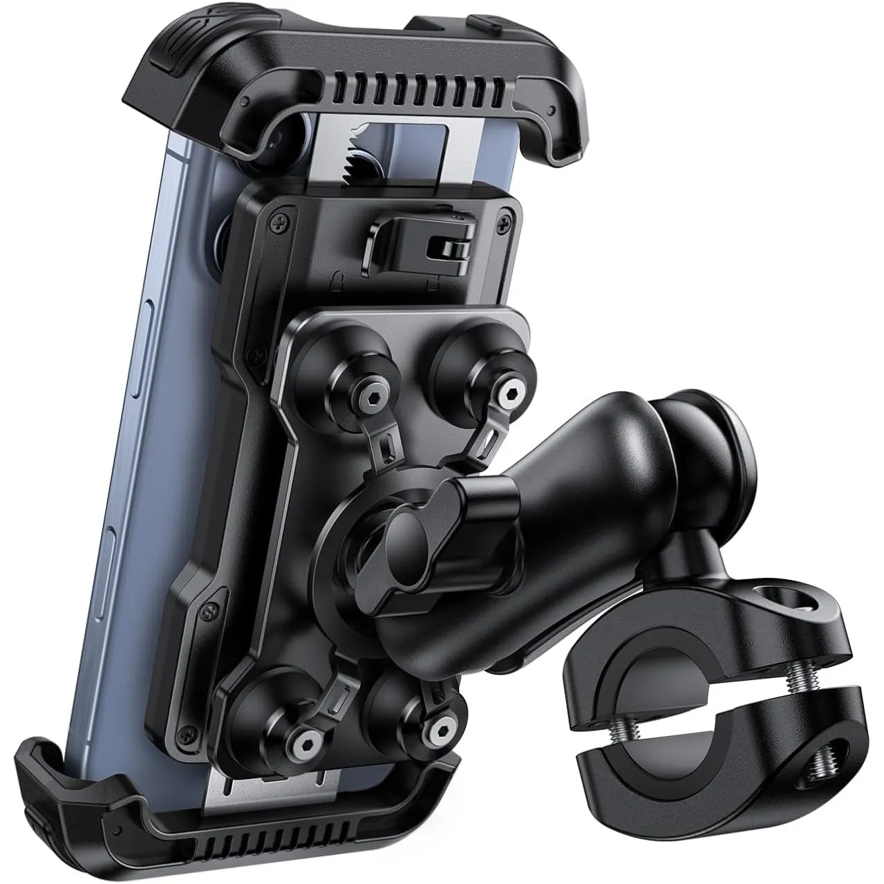Lamicall Handyhalterung Motorrad, Handyhalter Fahrrad Vibrationsgedämpft