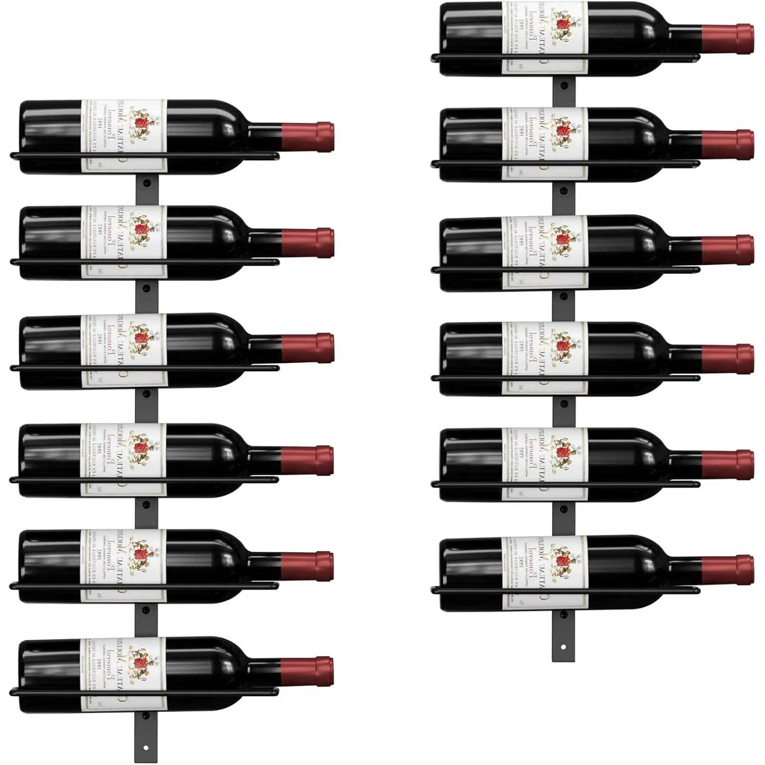 TJ.MOREE Weinregal Wand 12 Flaschen – Metall