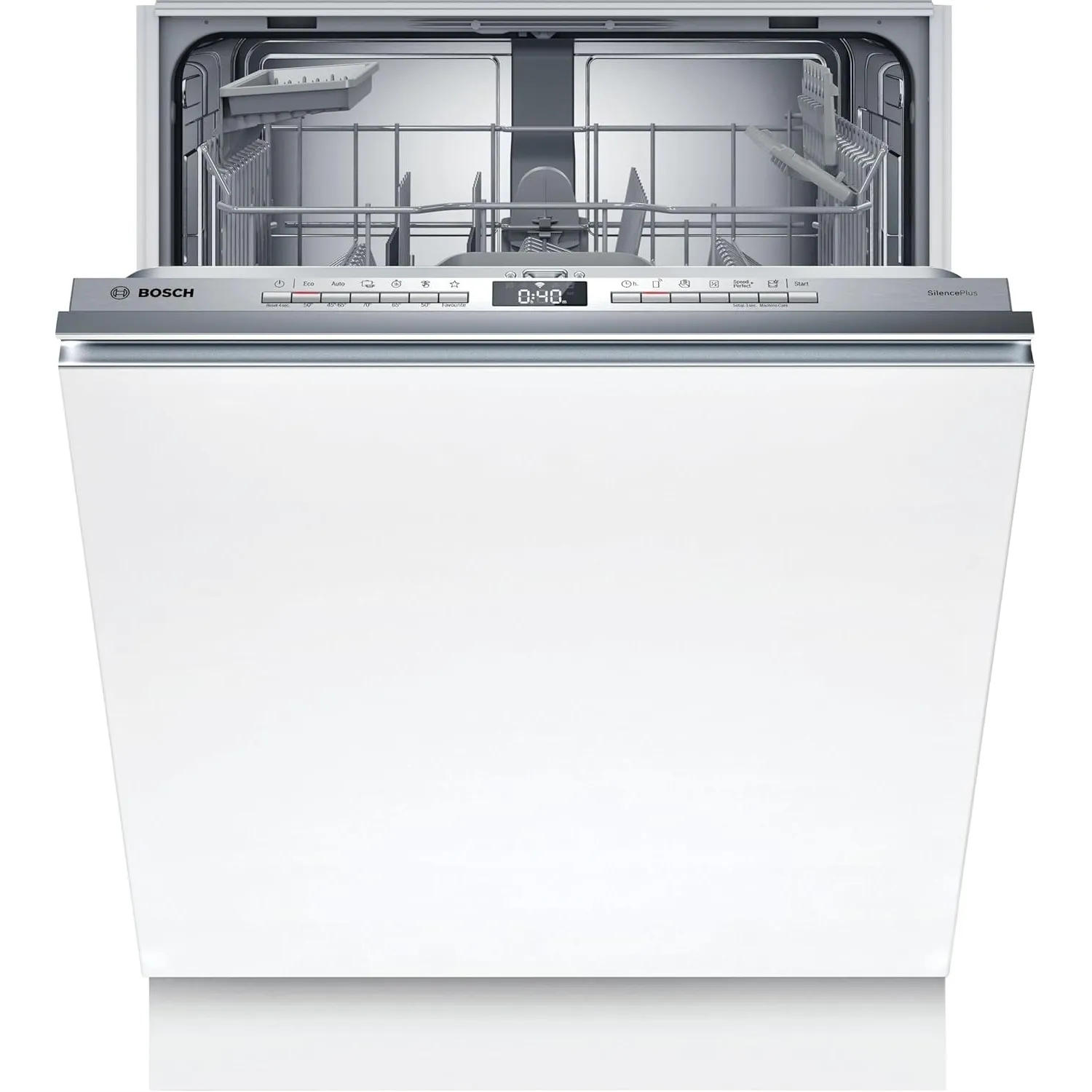 Bosch SBV4ETX08E, Serie 4, Smarter XXL-Geschirrspüler Vollintegriert 60 cm, Besteckkorb, Spülmaschine mit Programmassis…