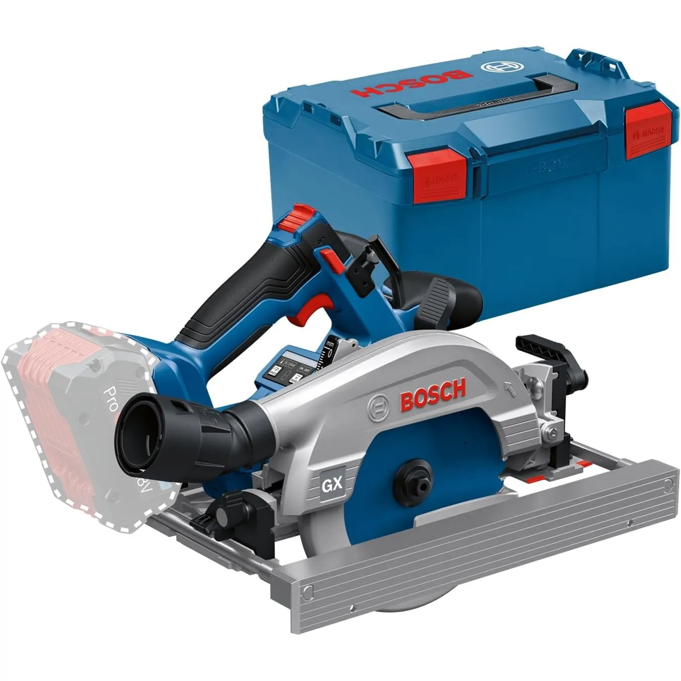 Bosch PRO 18V System Akku-Kreissäge GKS 18V-57-2 GX (inkl. L-BOXX, ohne Akku/Ladegerät)