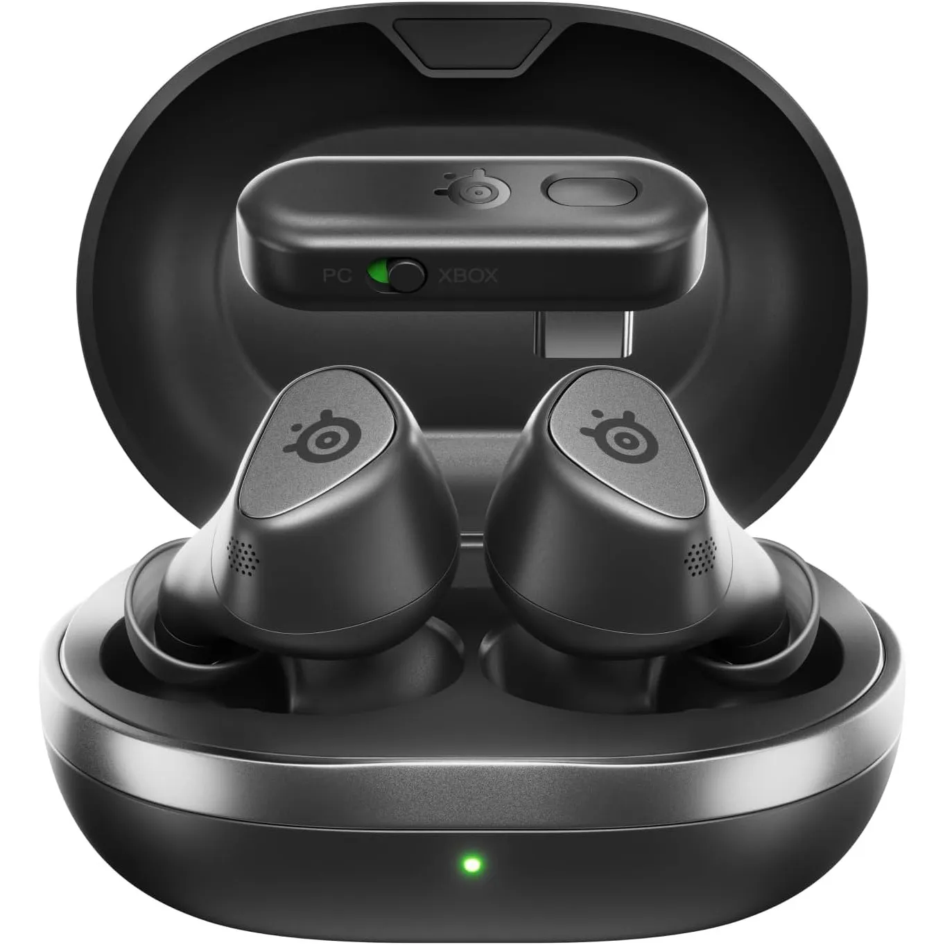SteelSeries Arctis GameBuds für Xbox – Wireless In Ear Gaming Kopfhörer – 2,4GHz + BT 5.3 – ANC/Transparenzmodus –Wasse…