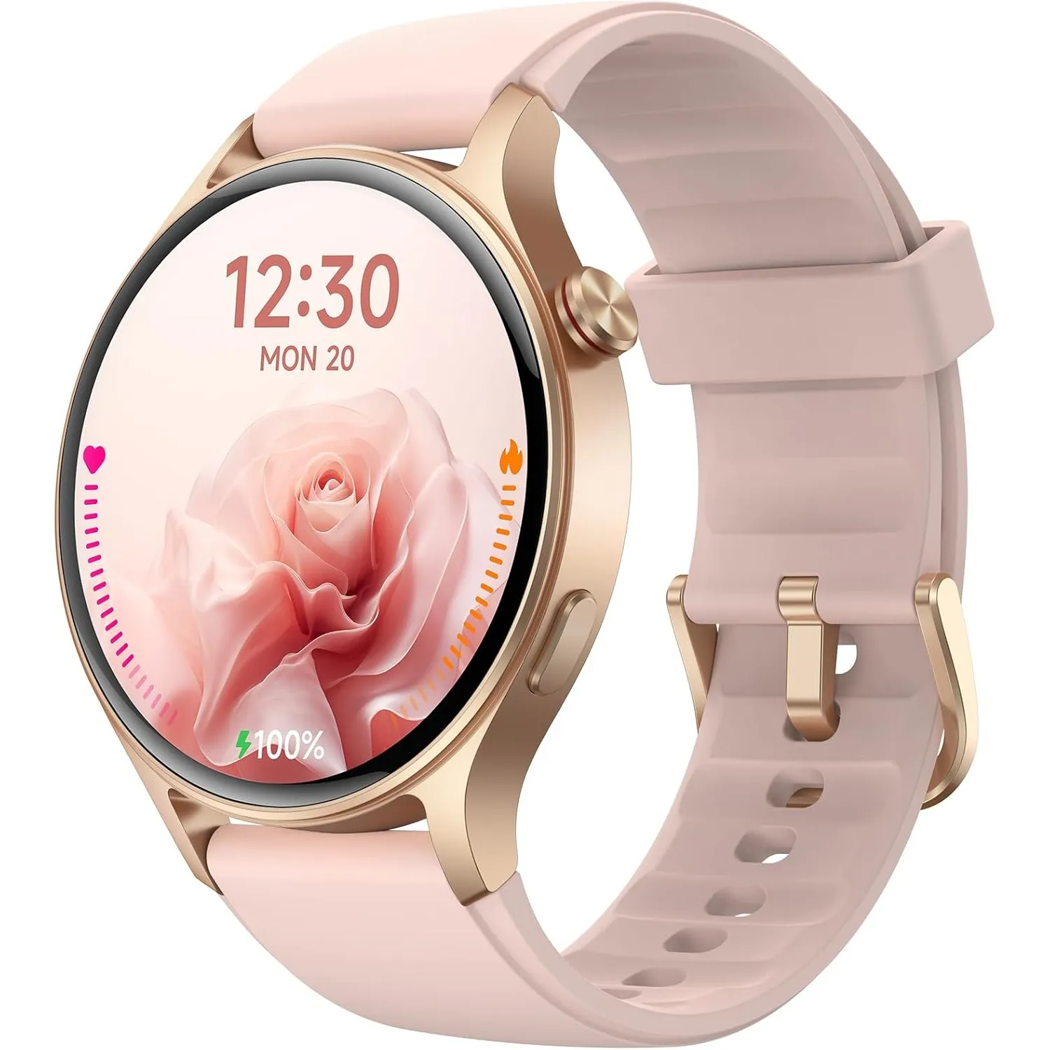 Smartwatch Damen Rund mit Telefonfunktion- 1.32" AMOLED Display, Fitnessuhr mit 110+ Sportmodi &3ATM, Uhren Damen Herre…