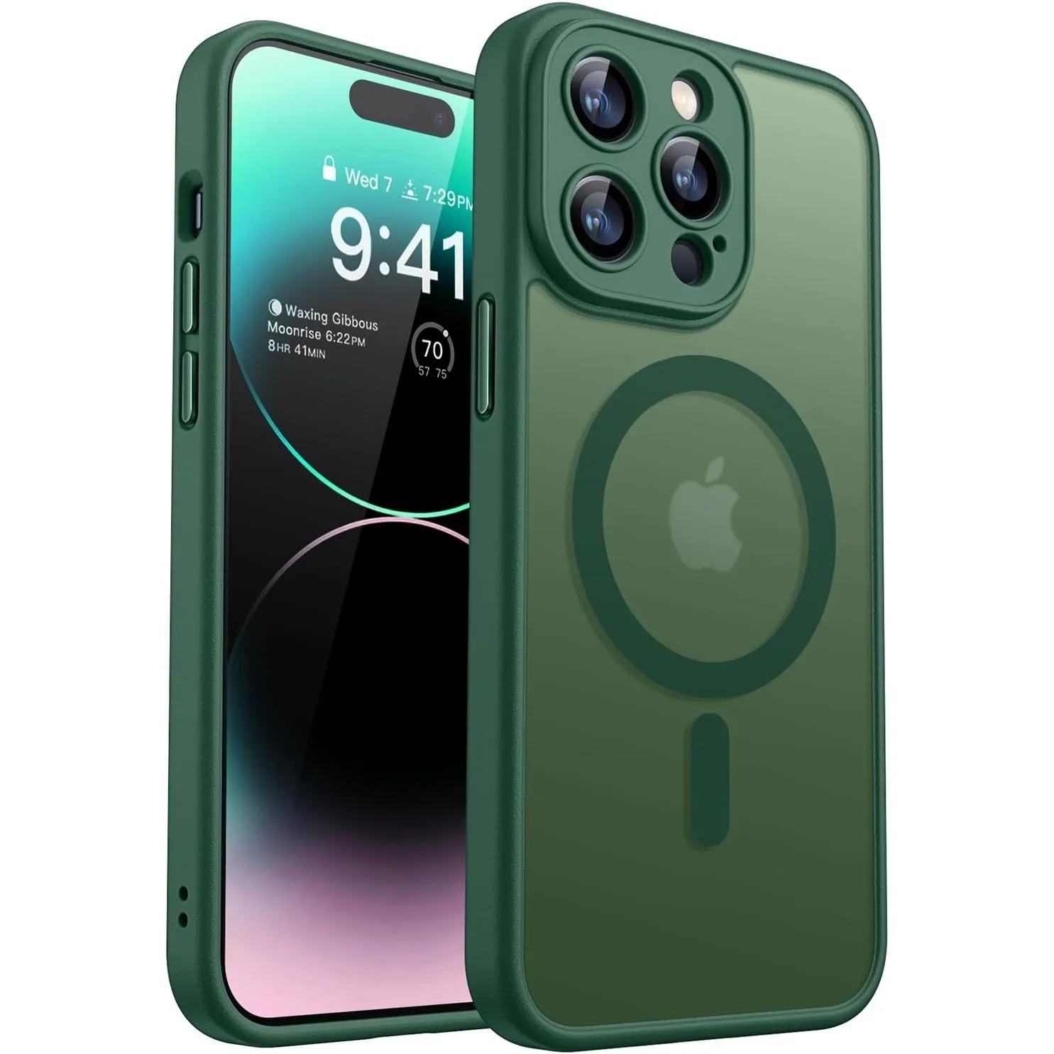 CANSHN 2024 Neu für iPhone 14 Pro Hülle mit Kameraschutz für Magsafe (TOP Militärschutz & Magnetkraft) Extrem Haltbarke…