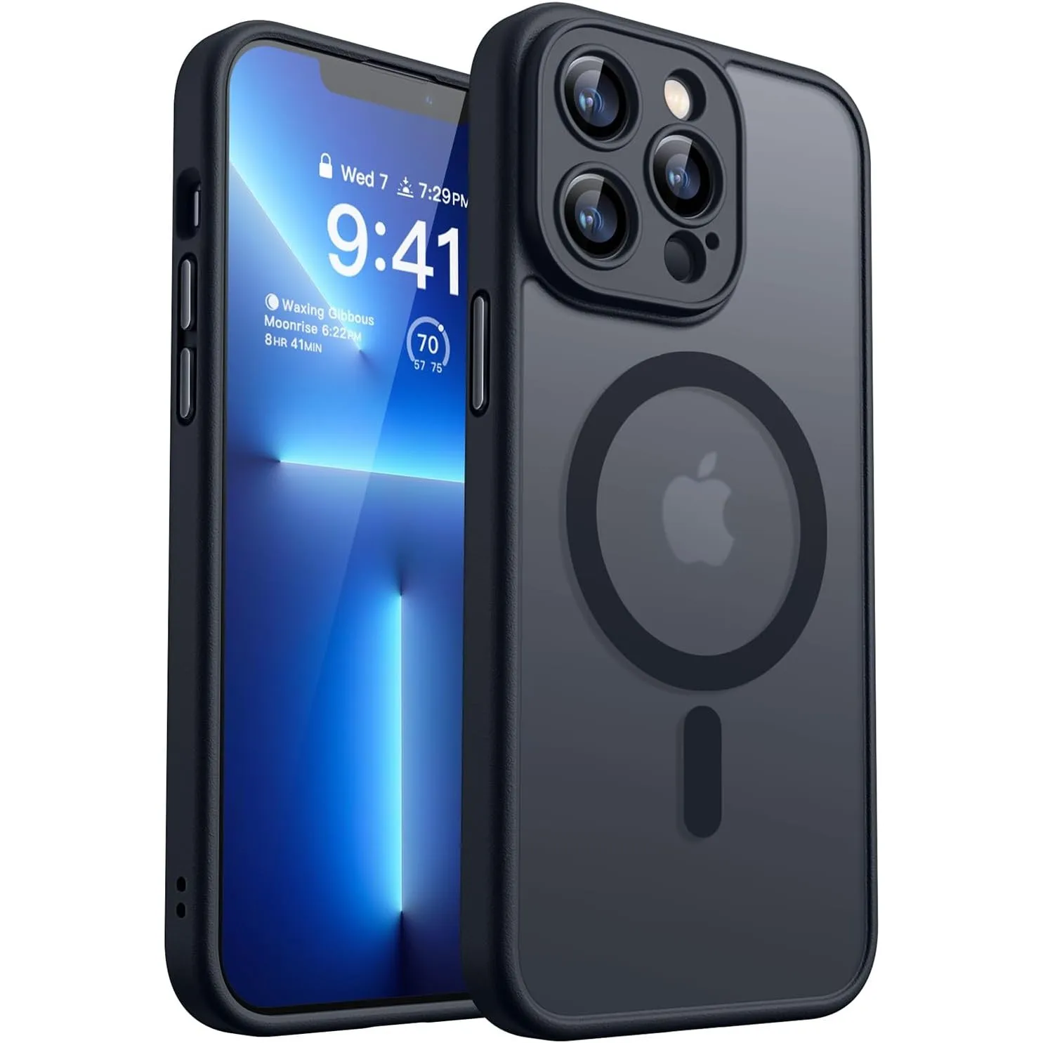 CANSHN 2024 Neu für iPhone 13 Pro Max Hülle mit Kameraschutz für Magsafe (TOP Militärschutz & Magnetkraft) Extrem Haltb…
