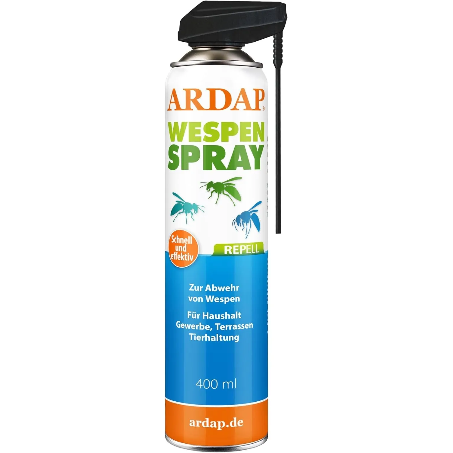 ARDAP Repell Wespenspray 400ml - Wespen vertreiben - Wespen Spray - Anti Wespen Outdoor - Wespenspray Sofortwirkung - I…