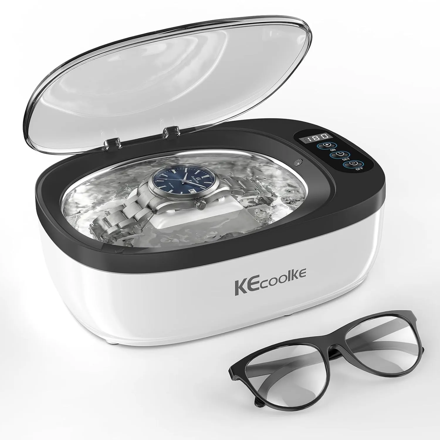 Ultraschallreinigungsgerät Ultraschallreiniger KECOOLKE 750mL brille | Ultraschallgerät Ultrasonic Cleaner mit digitale…