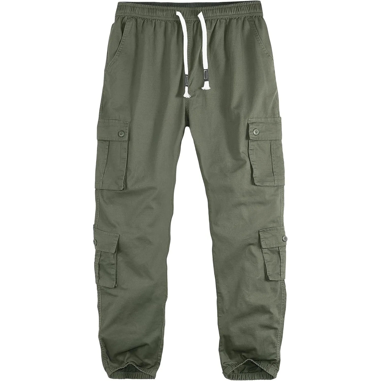 APTRO Herren Cargo Hose Camouflage Freizeithose Elastische Taille Arbeitshose Lange Baumwolle Jogginghose mit 8 Tachen …