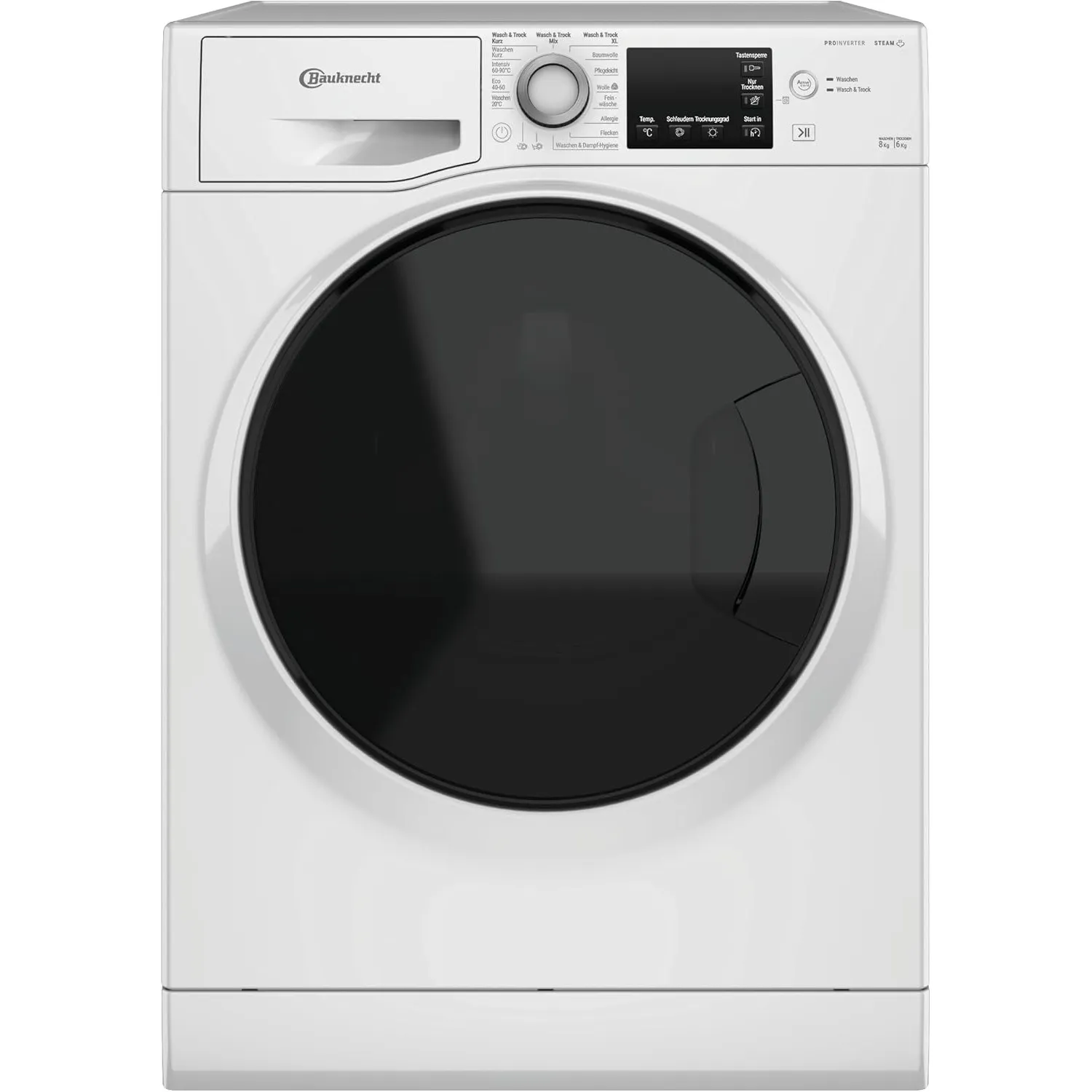 Bauknecht WATK Sense 86S 41 C Waschtrockner, 8/6 kg