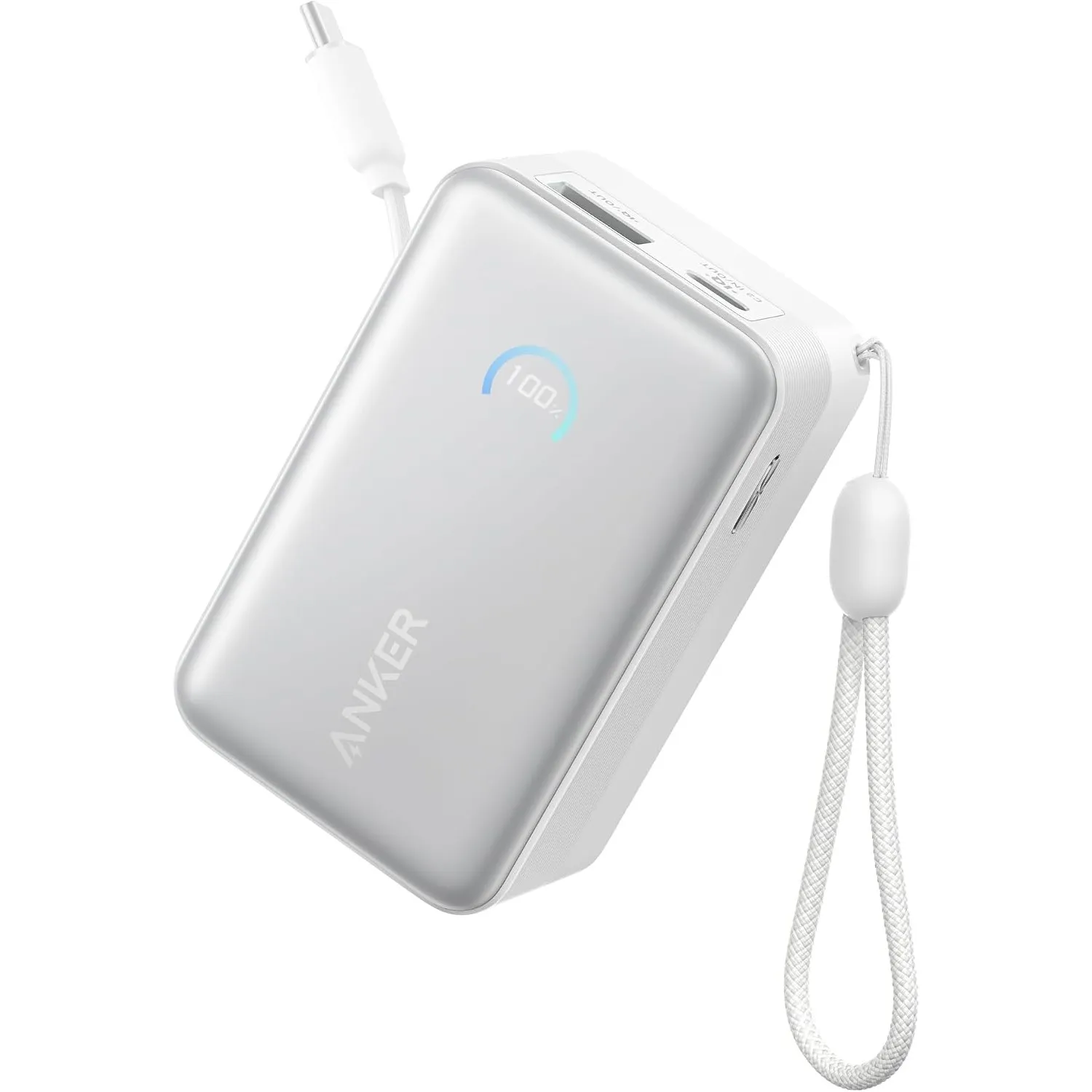 Anker Nano kompakte Powerbank 10000mAh 45W mit 70cm Einzugskabel