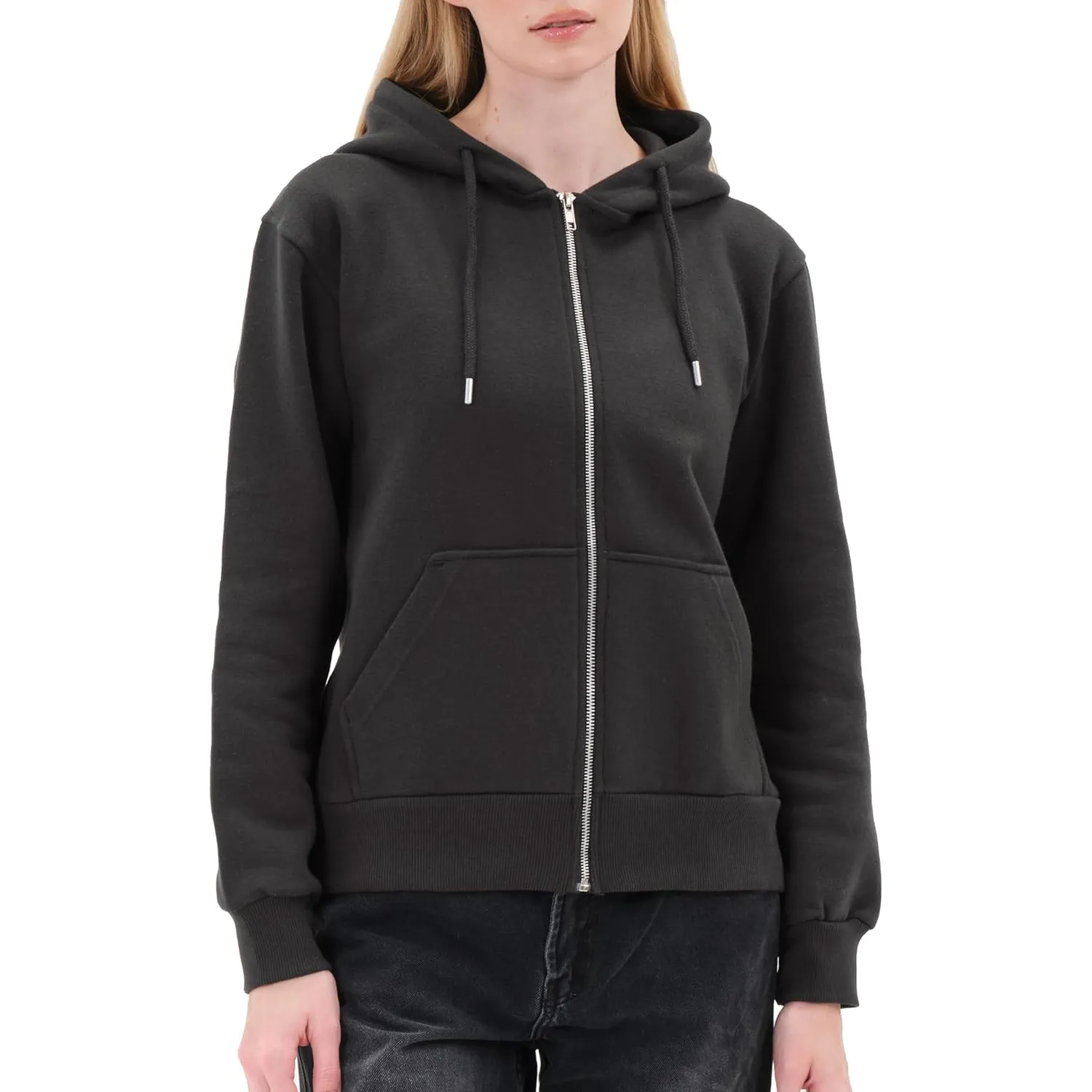 Smith & Solo Hoodie Damen – Kapuzenpullover Frauen Baumwolle Long, mit Kapuze Pullover Sweatshirt Rundhals, Slim Fit Fr…