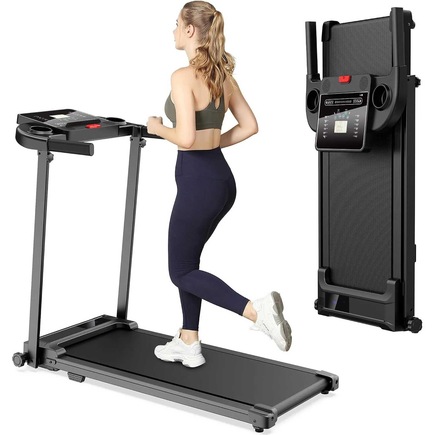 Laufband für Zuhause Walking Pad - Klappbar Laufbänder Elektrisches Laufbänder Schreibtisch Foldable Treadmill for Home…