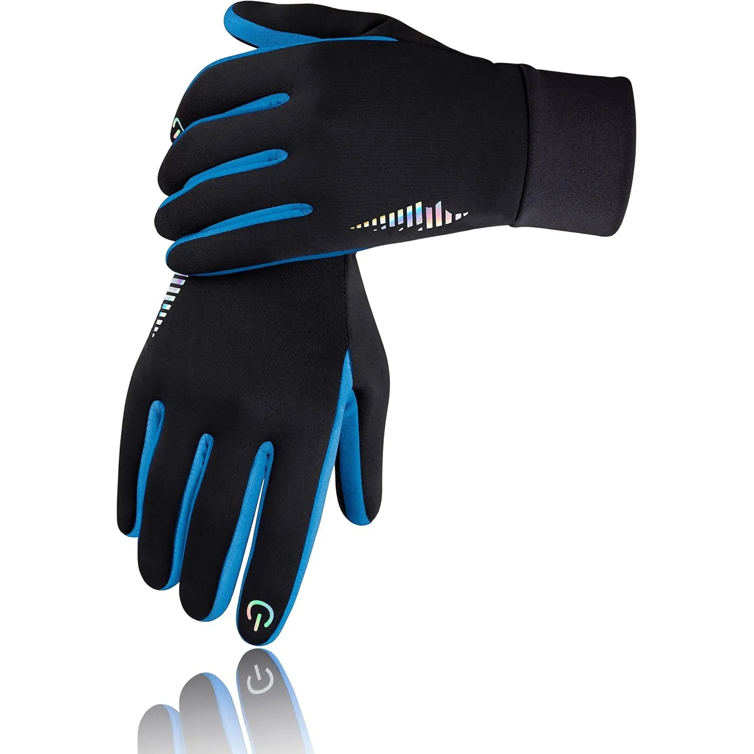 SIMARI Kinder Handschuhe Thermo Anti-Rutsch Touch Screen Fahrradhandschuhe
