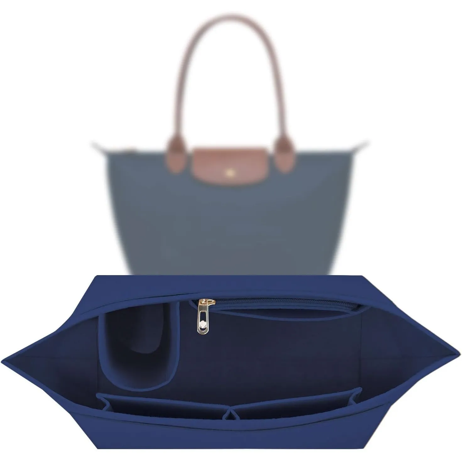 Sunshine smile Organizer für Longchamp Tasche,Organizer für Longchamp Pliage M,Tascheninnenorganizer,Taschenorganizer,M…