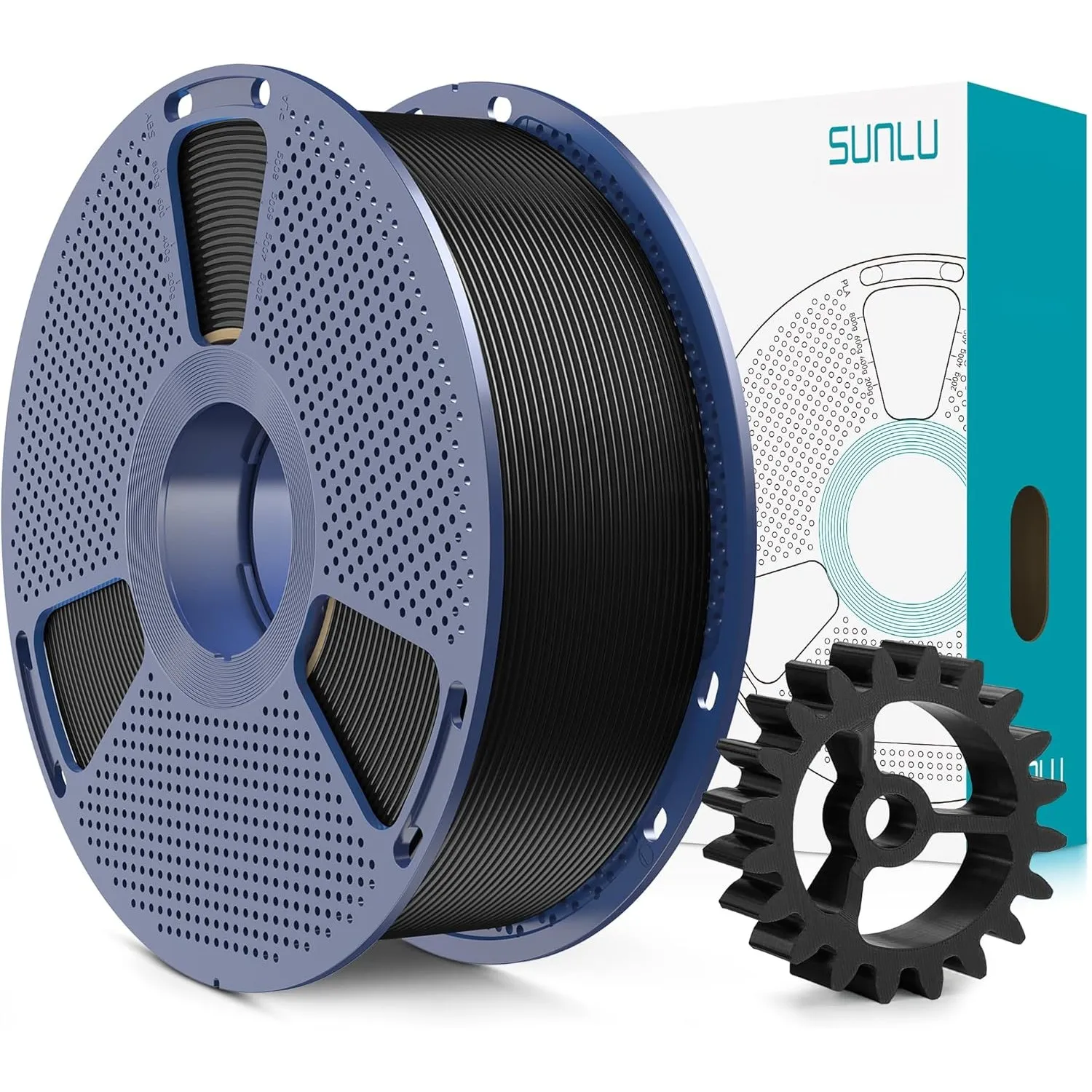 SUNLU PLA+2.0 Filament 1.75mm, Upgrade PLA Plus 3D Drucker Filament, Stärker und robuster, High Speed PLA+ Filament, Ma…