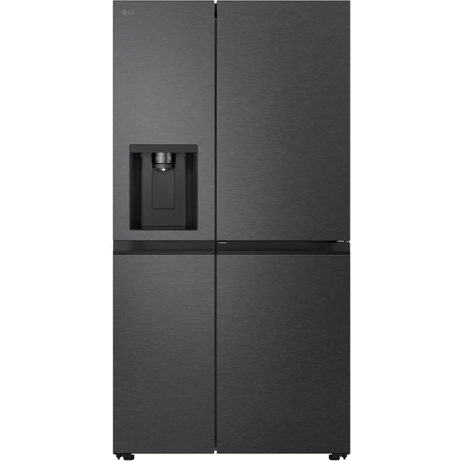 LG GSJC41EPPE Side-by-Side Kühlschrank mit Gefrierfach (641 L, Energieklasse E) mit Door-in-Door, Smart Inverter Compre…