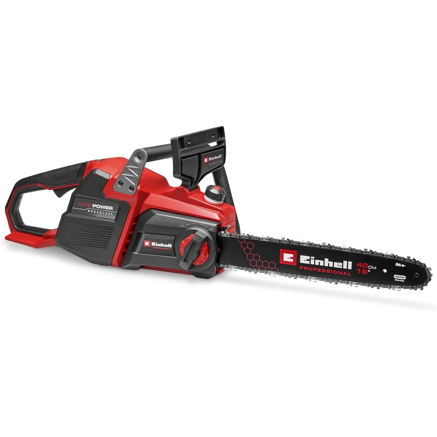 Einhell Professional Akku-Kettensäge GP-LC 36/40 Li BL-Solo | PXC | 36 V | bis 3 PS/2,2 kW | Brushless | 38 cm Schnittl…