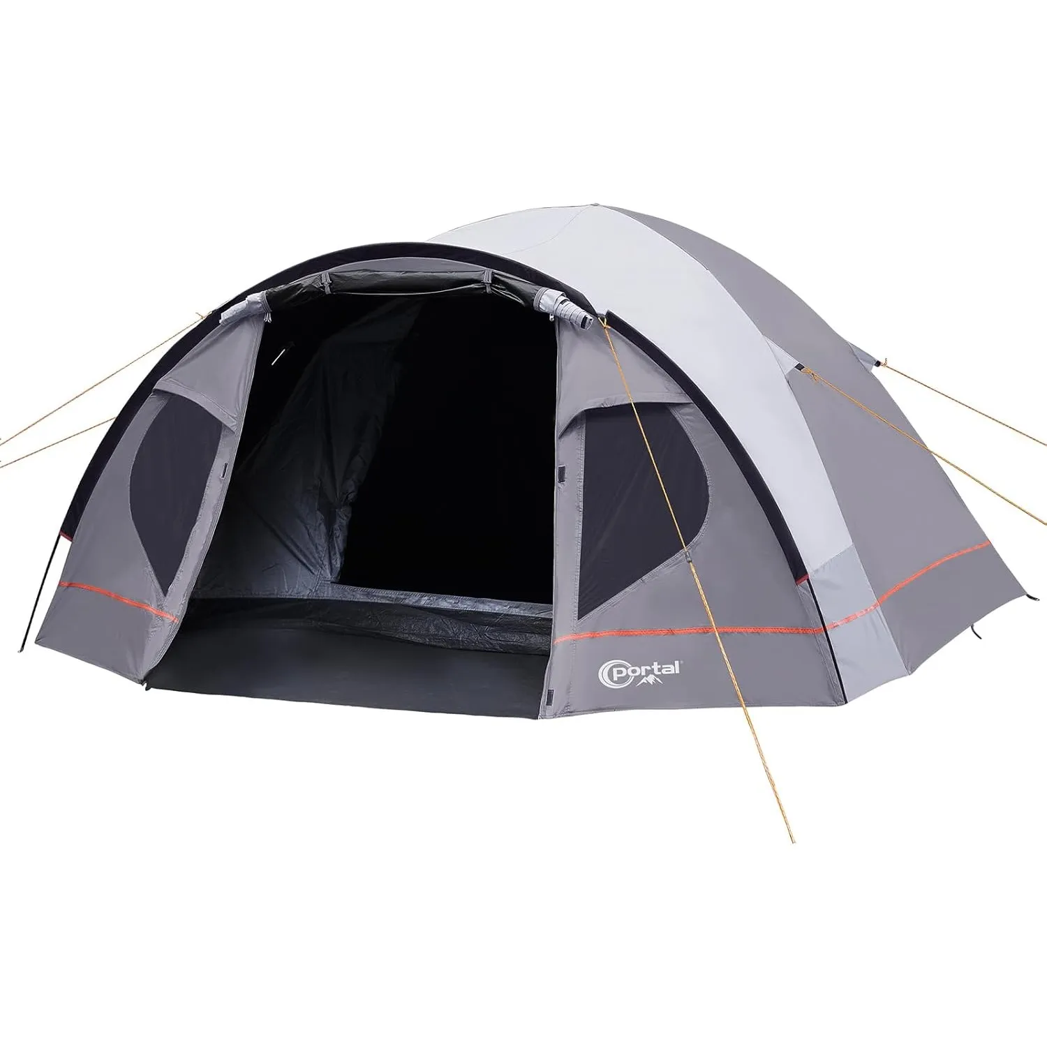 PORTAL Blackout Zelt 3-4 Perosonen mit Vorzelt Camping Kuppelzelt 4000mm wasserdicht Familienzelt Festivalzelt Outdoor …