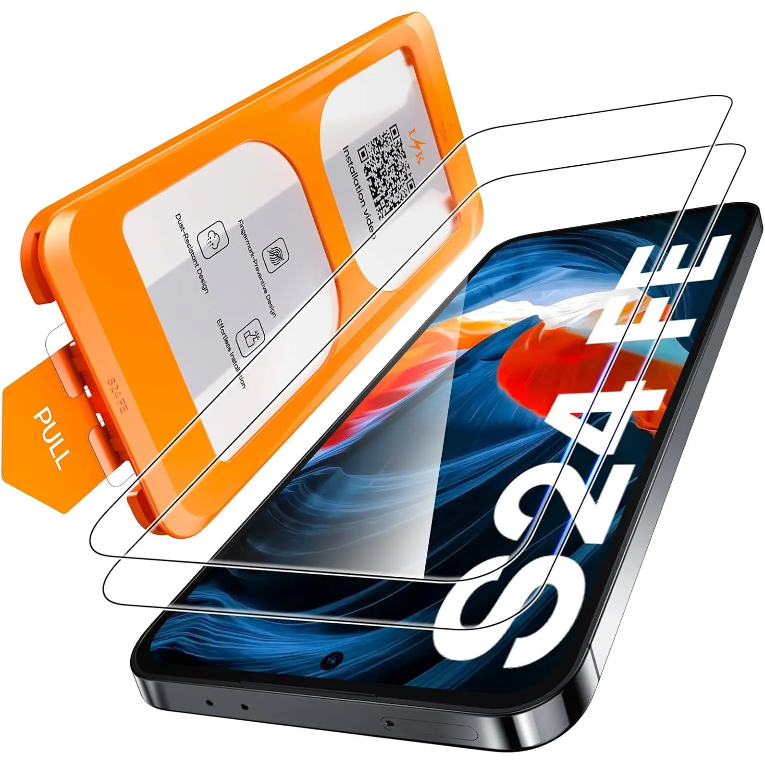 LϟK für Samsung Galaxy S24 FE Panzerglas - 2 Stück