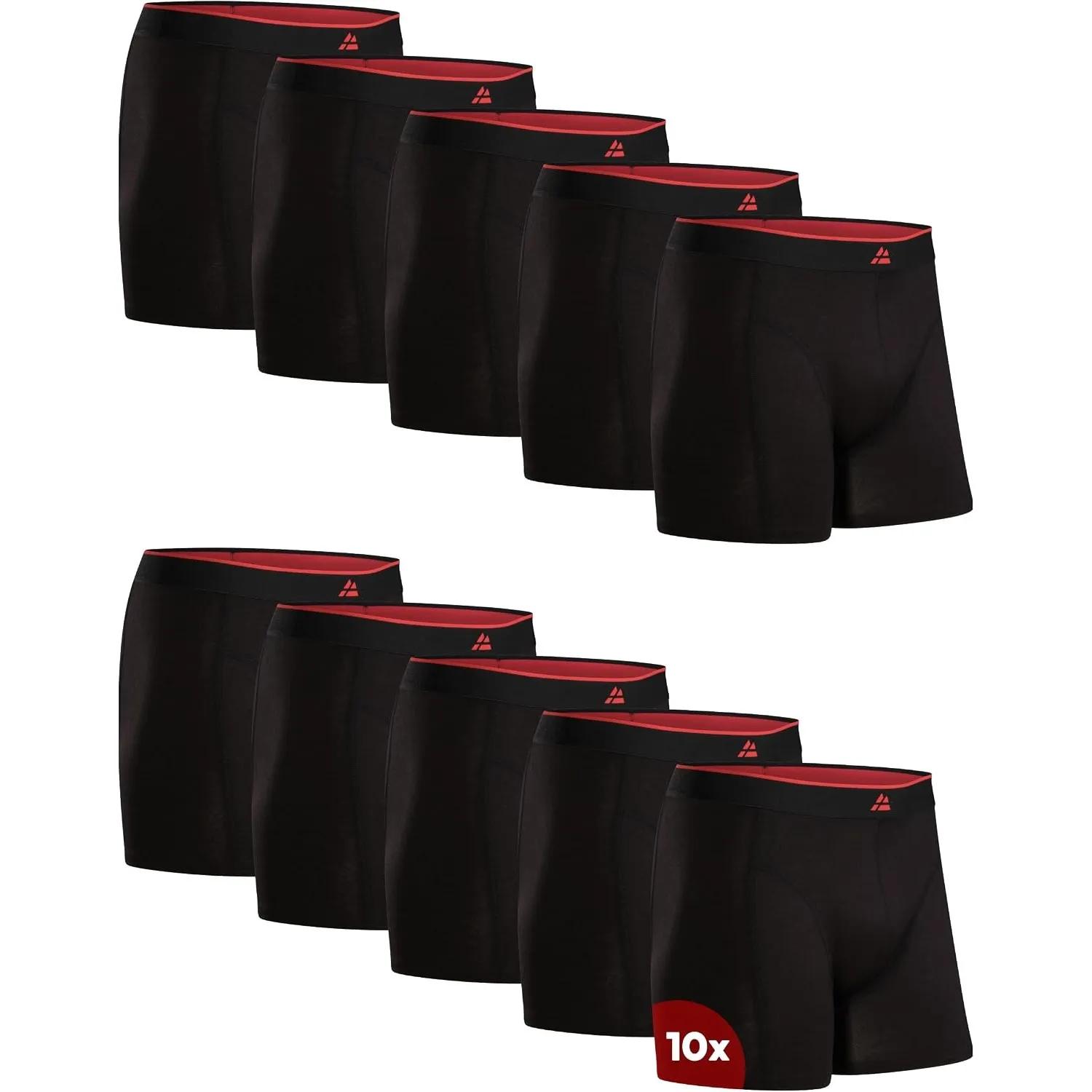 DANISH ENDURANCE Bambus Boxershorts Herren, Atmungsaktiv, 6er & 10er Pack