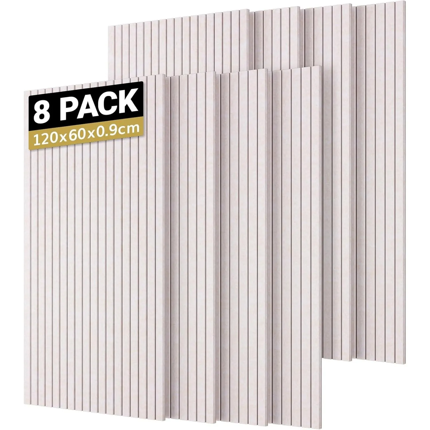 TONOR 8 Pack Akustikpaneele selbstklebend, 120x60x0.9 cm Schalldämmung Schallschutz wand Schallschutzplatten Akustikpla…