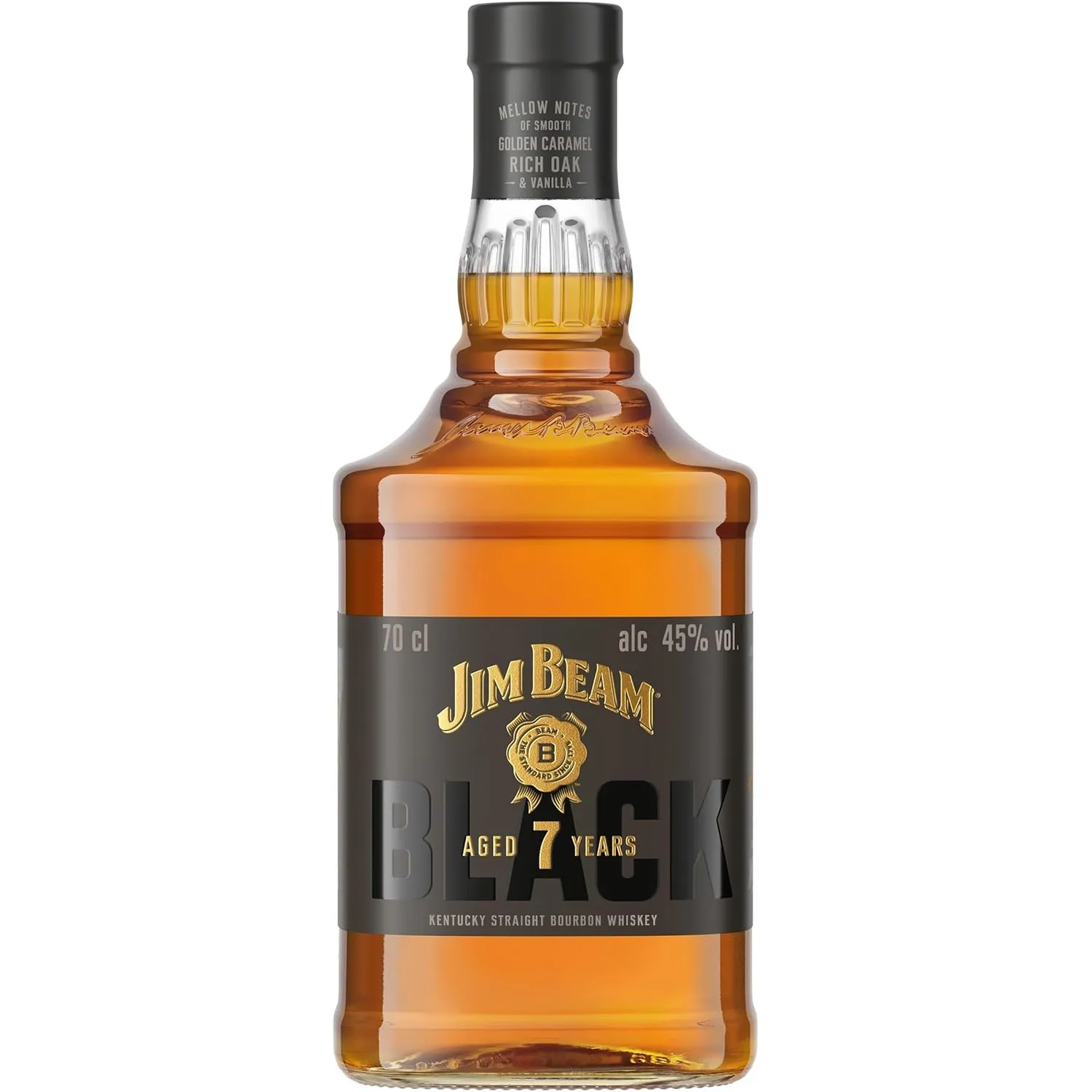 Jim Beam Black 7 Jahre | Kentucky Straight Bourbon Whiskey | 45% Vol | 0,7l