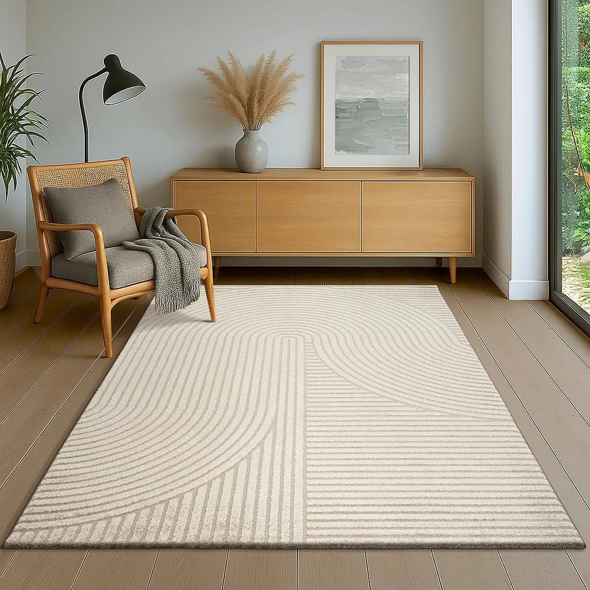 the carpet Everest - Moderner Kurzflor Teppich Hoch-Tief-Struktur, 3D-Effekt, weiche Oberfläche und hohe Flordichte, id…