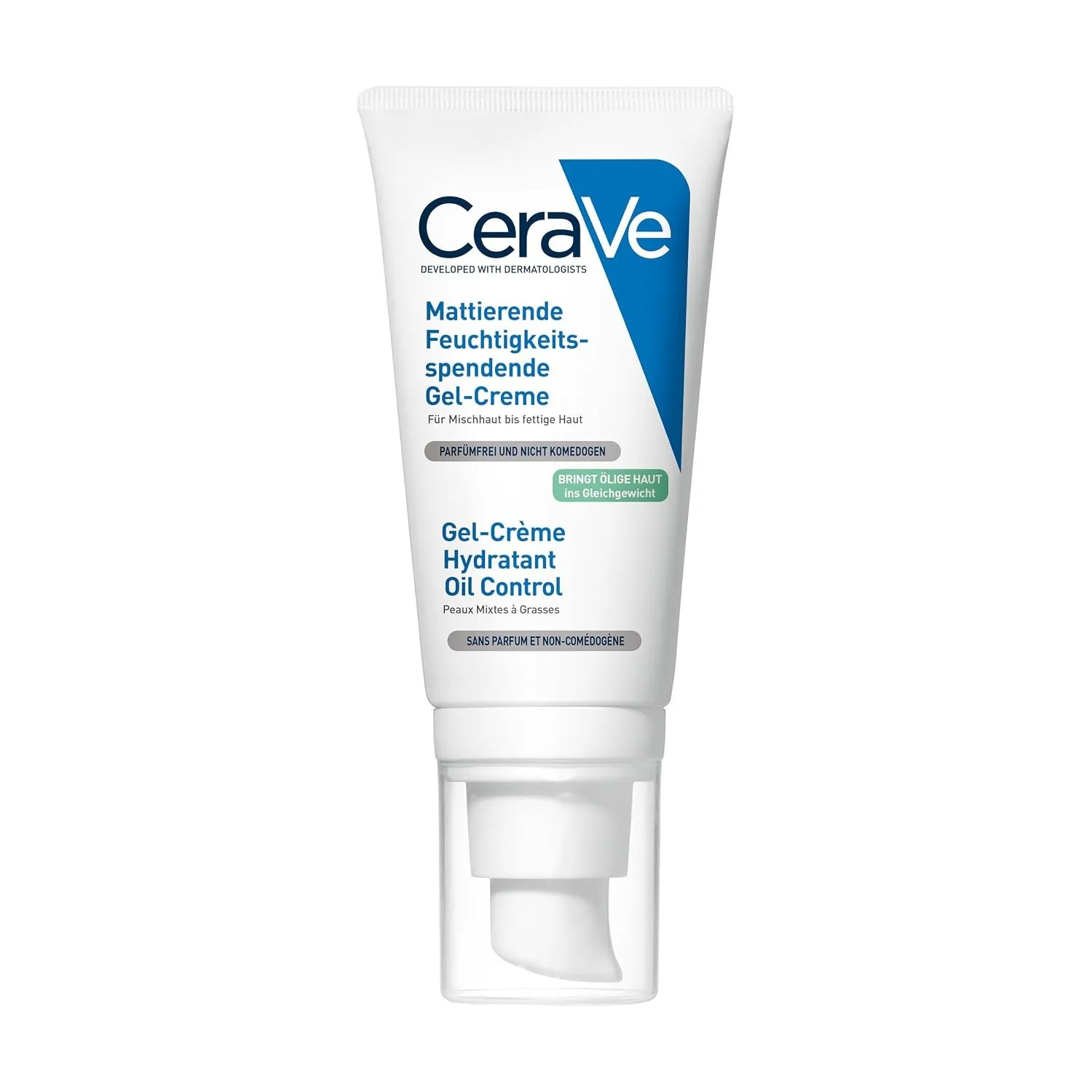 CeraVe Mattierende Feuchtigkeitsspendende Gel-Creme, Anti-Glanz, 50 ml