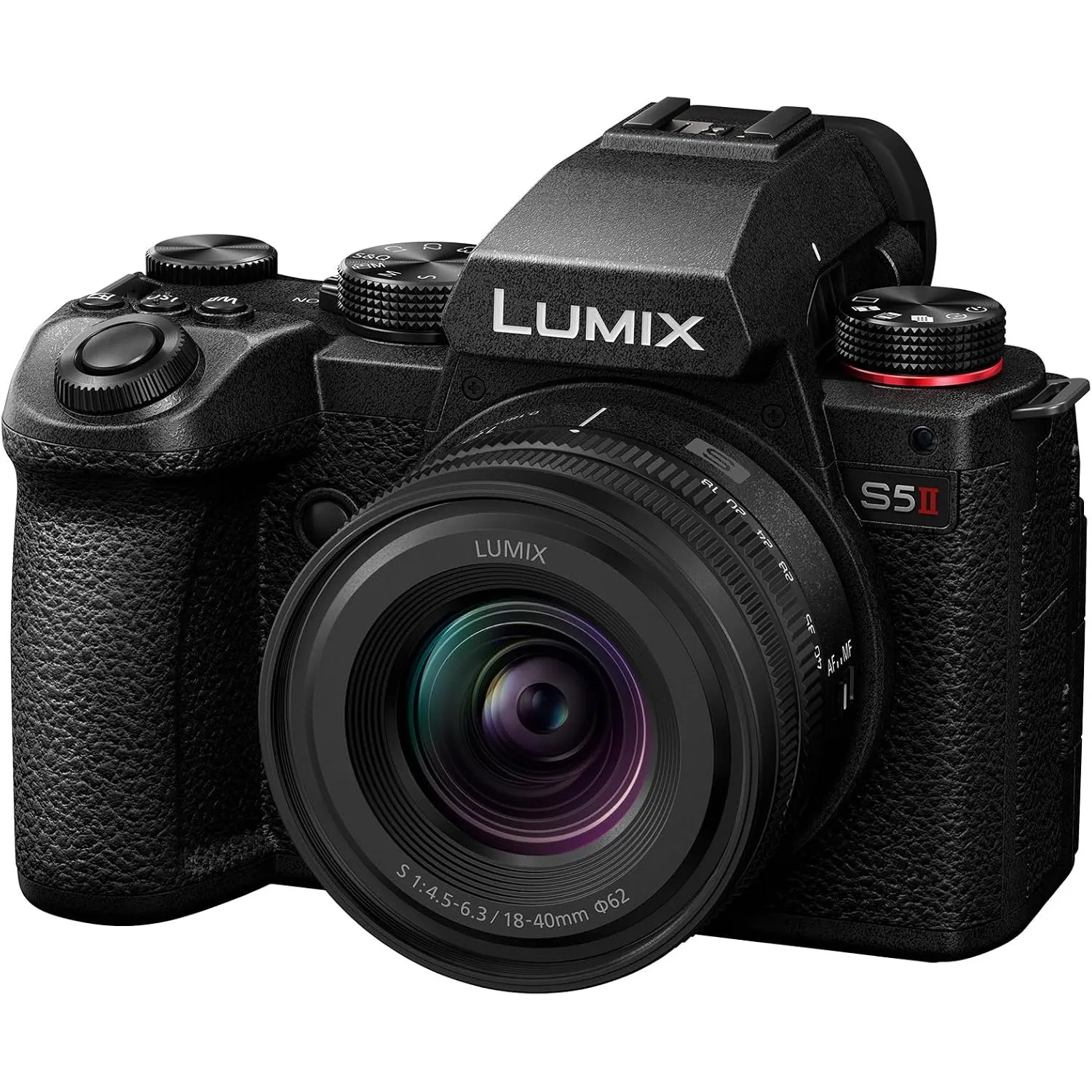 Panasonic LUMIX S5II Spiegellose Vollformatkamera mit 18-40mm Objektiv