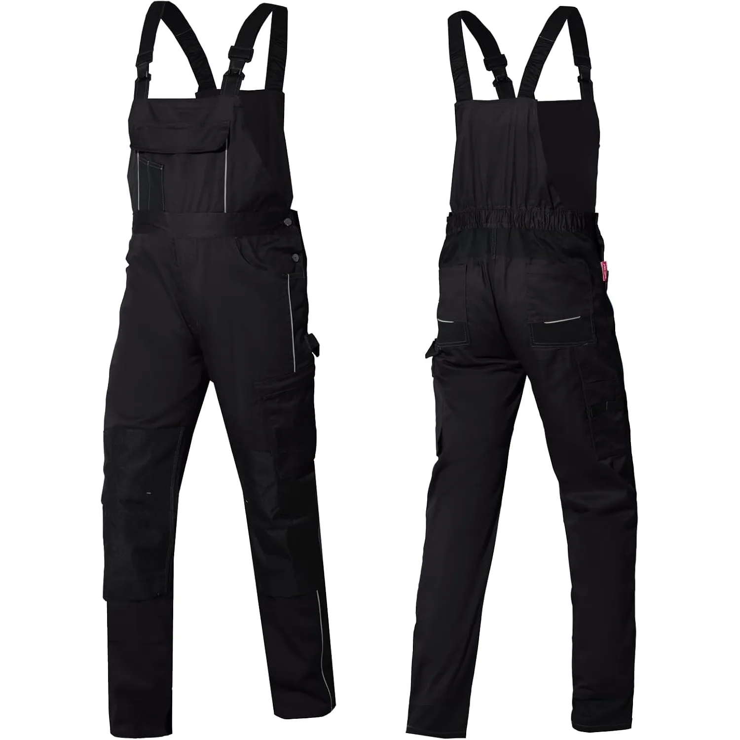 WORK IDEA Herren Stretch-Arbeitslatzhose mit zahlreichen Taschen und Werkzeugtaschen