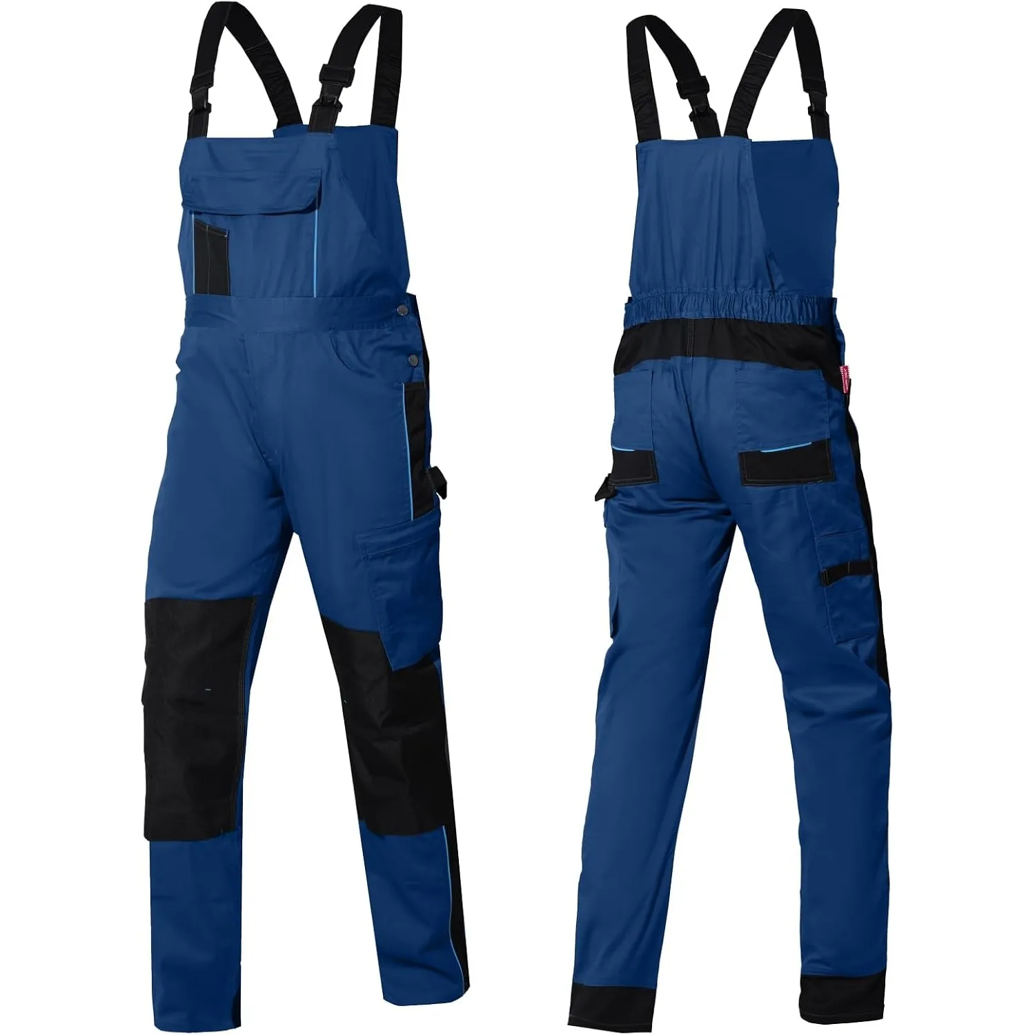 WORK IDEA Herren Stretch-Arbeitslatzhose mit zahlreichen Taschen und Werkzeugtaschen