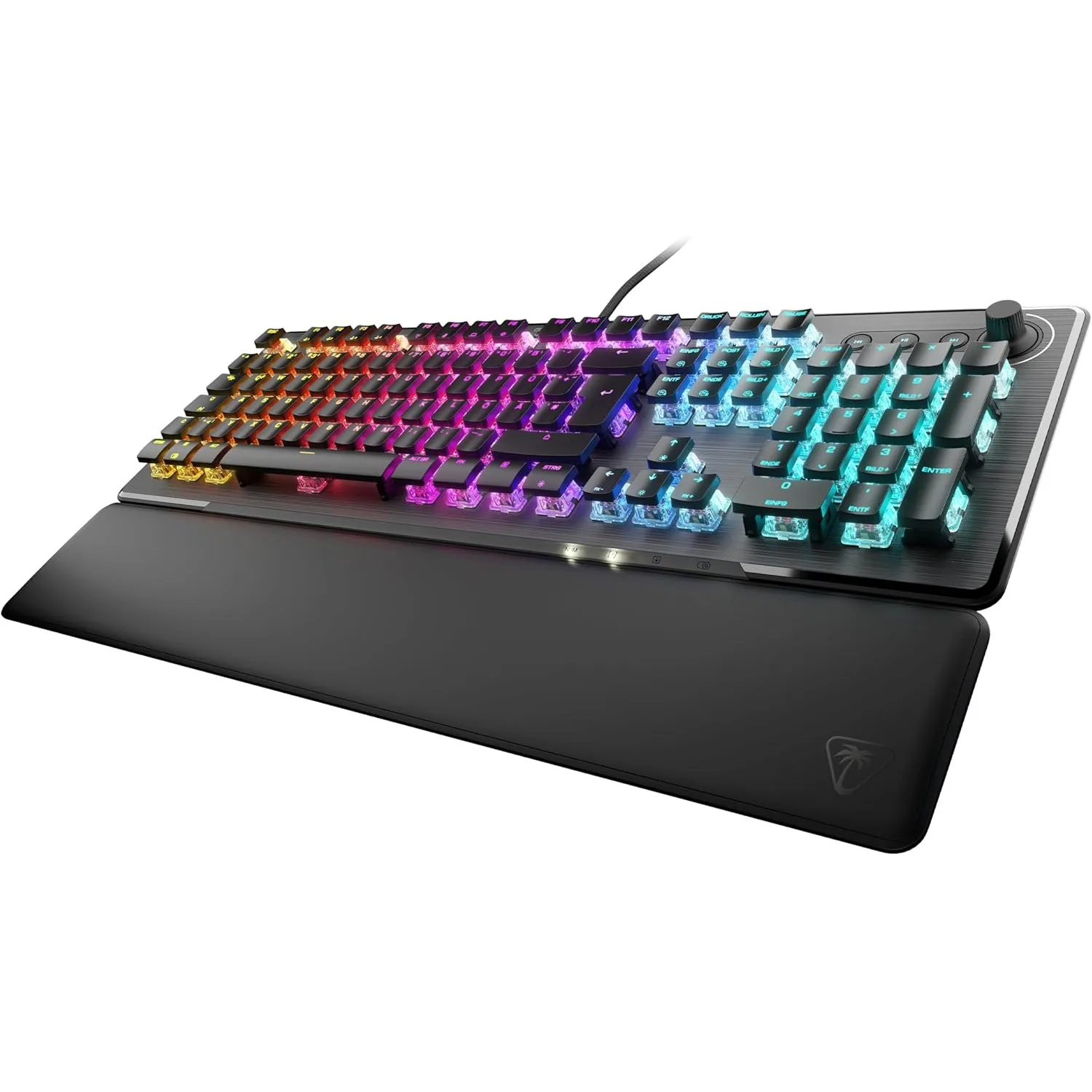 Turtle Beach Vulcan II Tactile mechanische RGB-Gaming-Tastatur DE Layout | Schwarz, TITAN-Mechanikschalter, RGB-Tasten,…