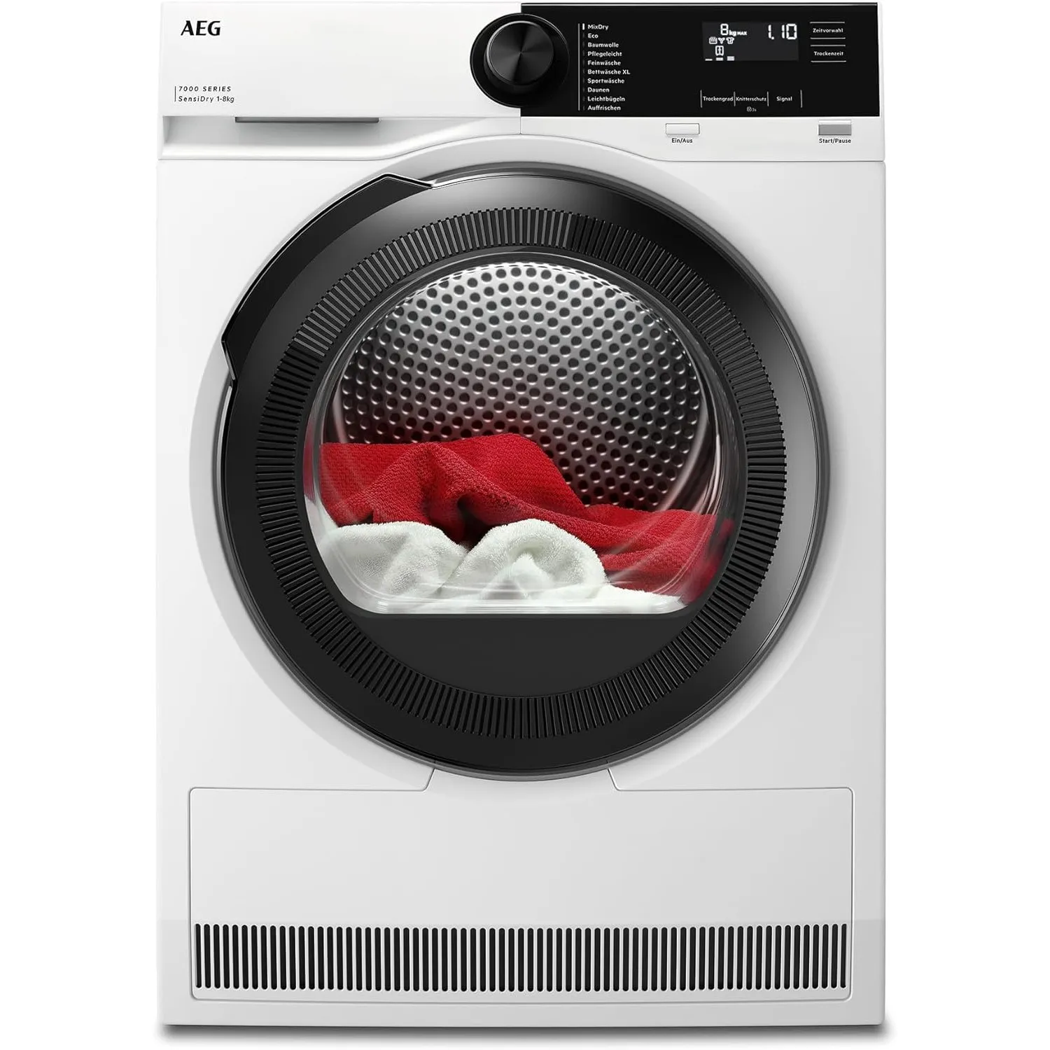 AEG Wärmepumpentrockner 8 kg, Serie 7000: SensiDry schonendes & energiesparendes Trockenverfahren, neue Energiekl. C, M…