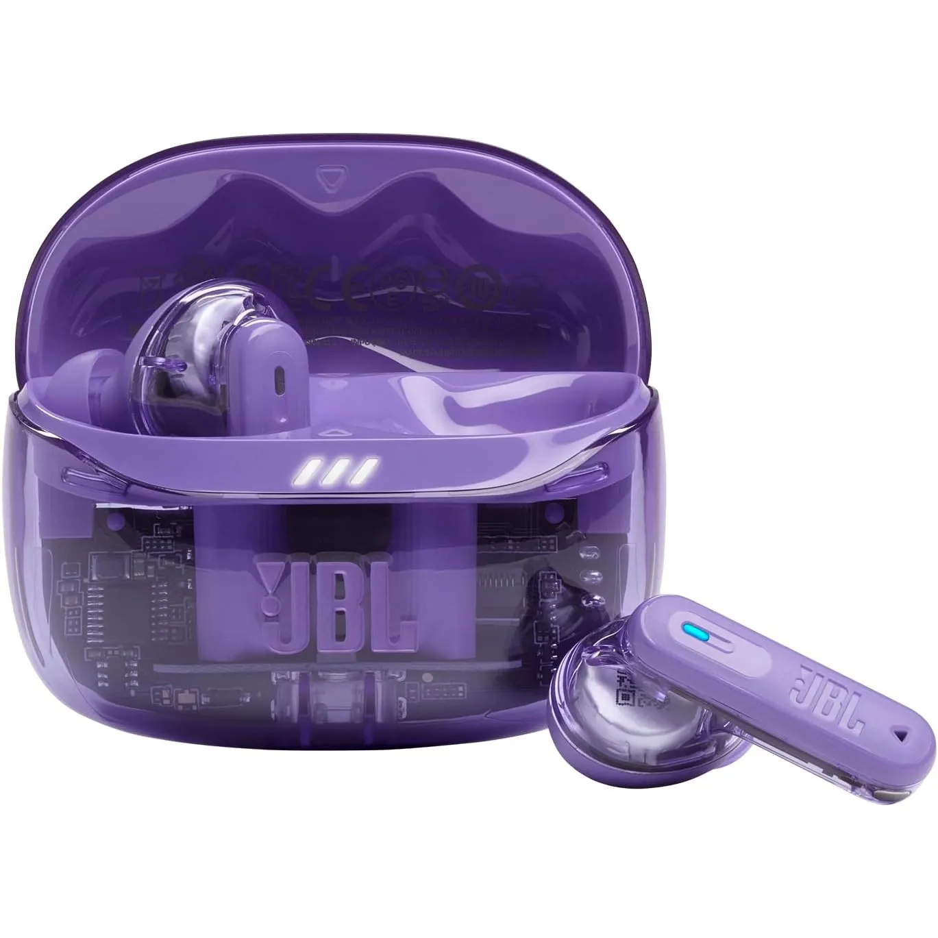 JBL Tune Beam Ghost 2, Kabellose Bluetooth-In-Ear-Kopfhörer mit Noise-Cancelling, 48 h Wiedergabezeit, IP54 wasser - un…
