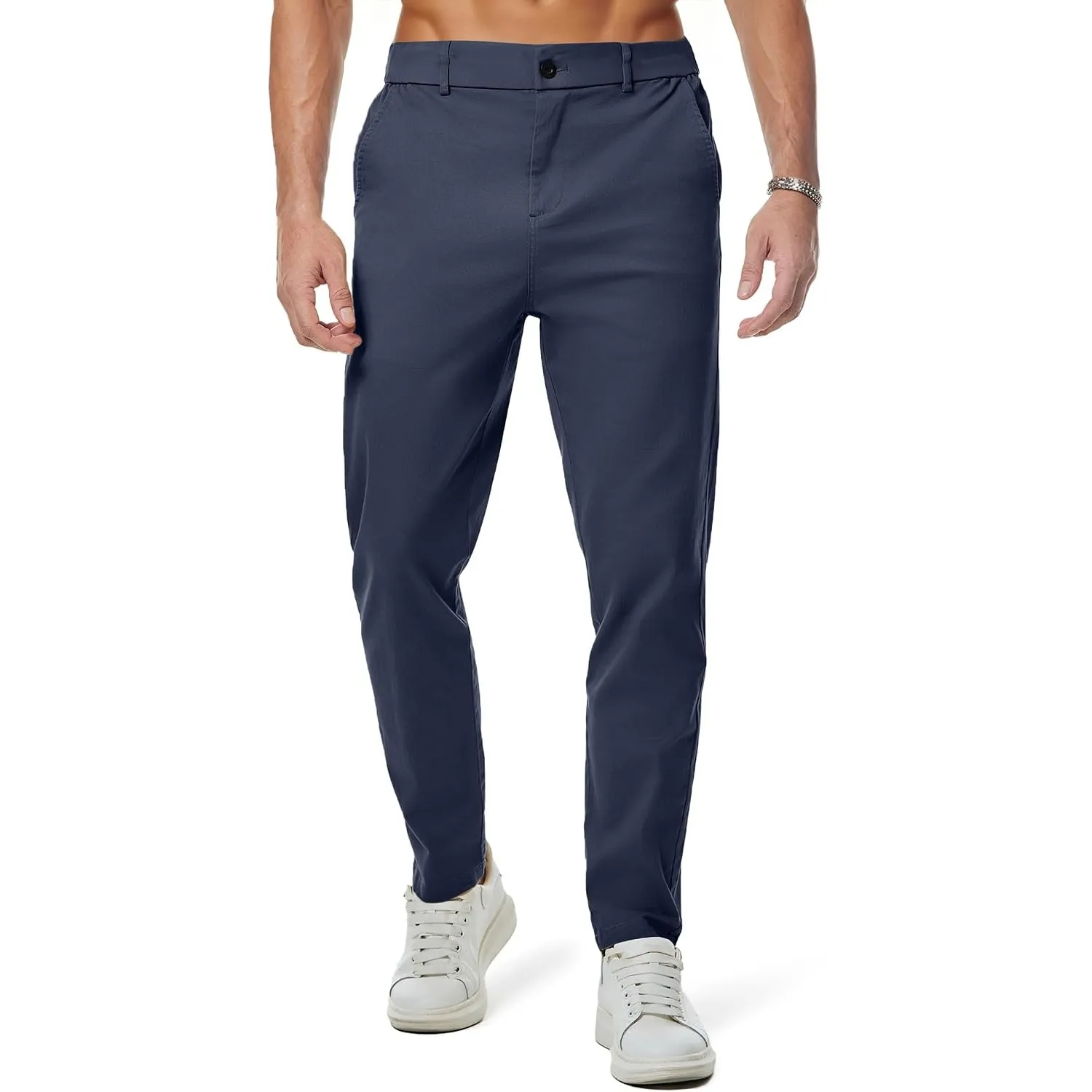 Elegancity Herren Chino Hose Casual Anzughose Stretch Hosen