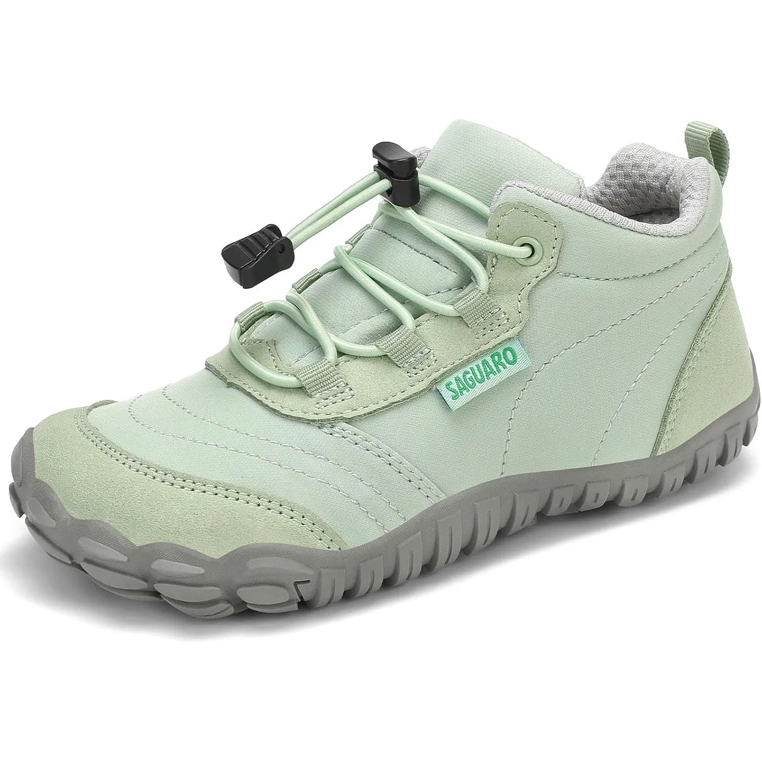 SAGUARO Kinder Barfußschuhe Atmungsaktiv rutschfest Wanderschuhe Leicht Barefoot Minimal Sneaker Gr.26-36