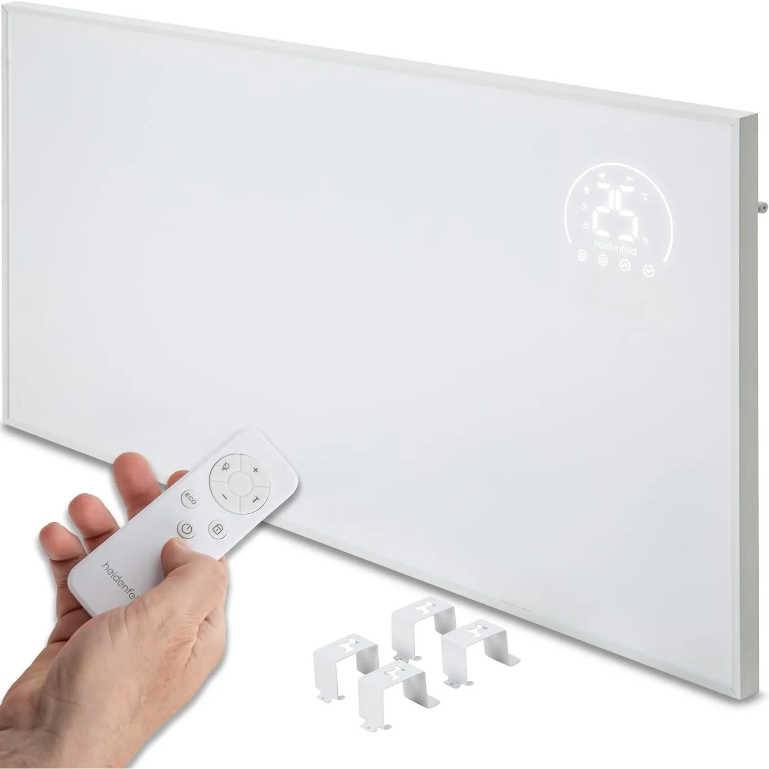 Heidenfeld Infrarotheizung HF-HP140 | Bis 20 m² (800 Watt)