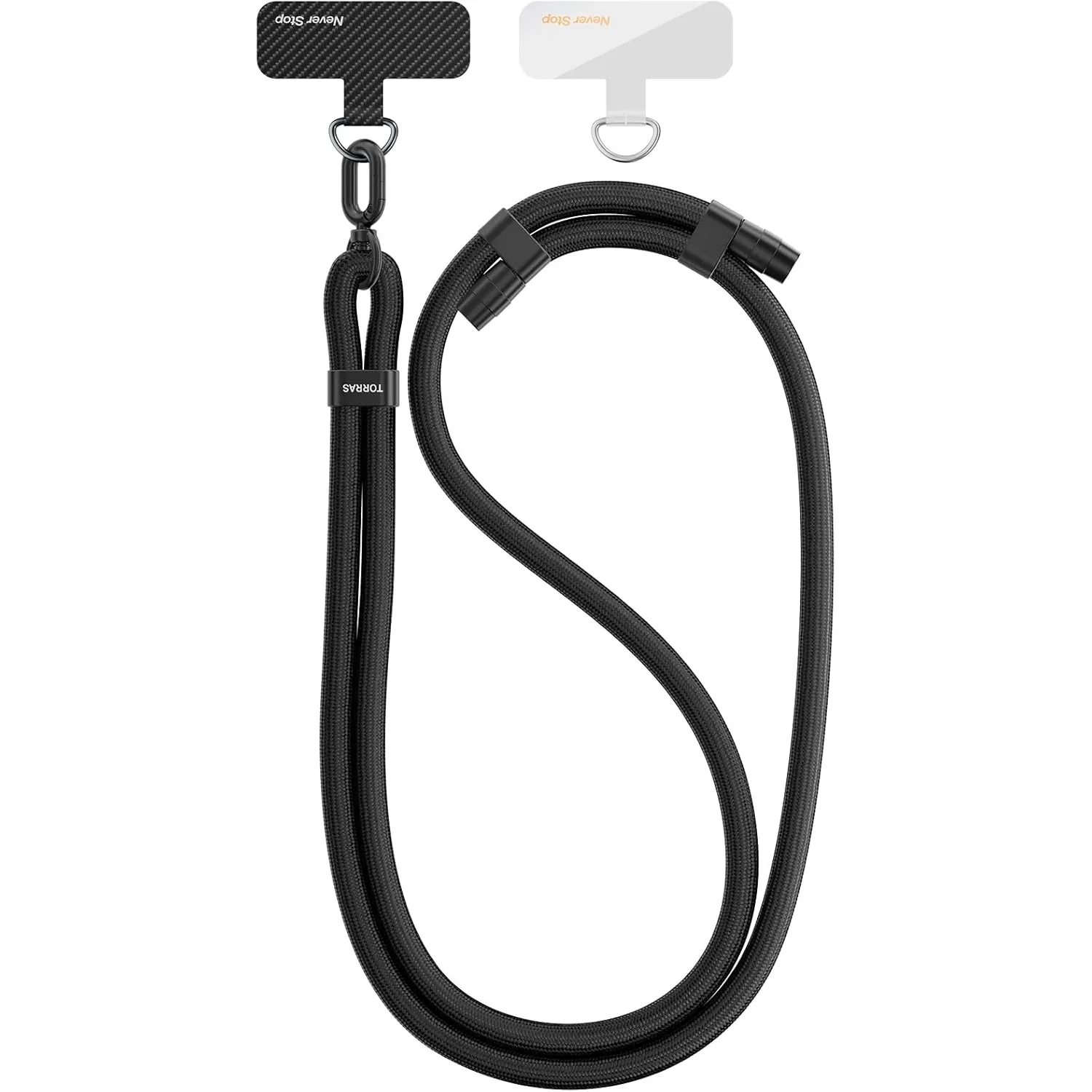 TORRAS Premium Handykette Universal Verstellbar, Anti-Verlust, Extra Robust, für Outdoor & Reise, Doppel-Nylonkordel mi…