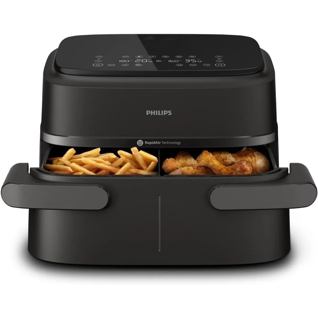 Philips Airfryer 1000 Serie Heißluftfritteuse, Schwarz, 7,1 L