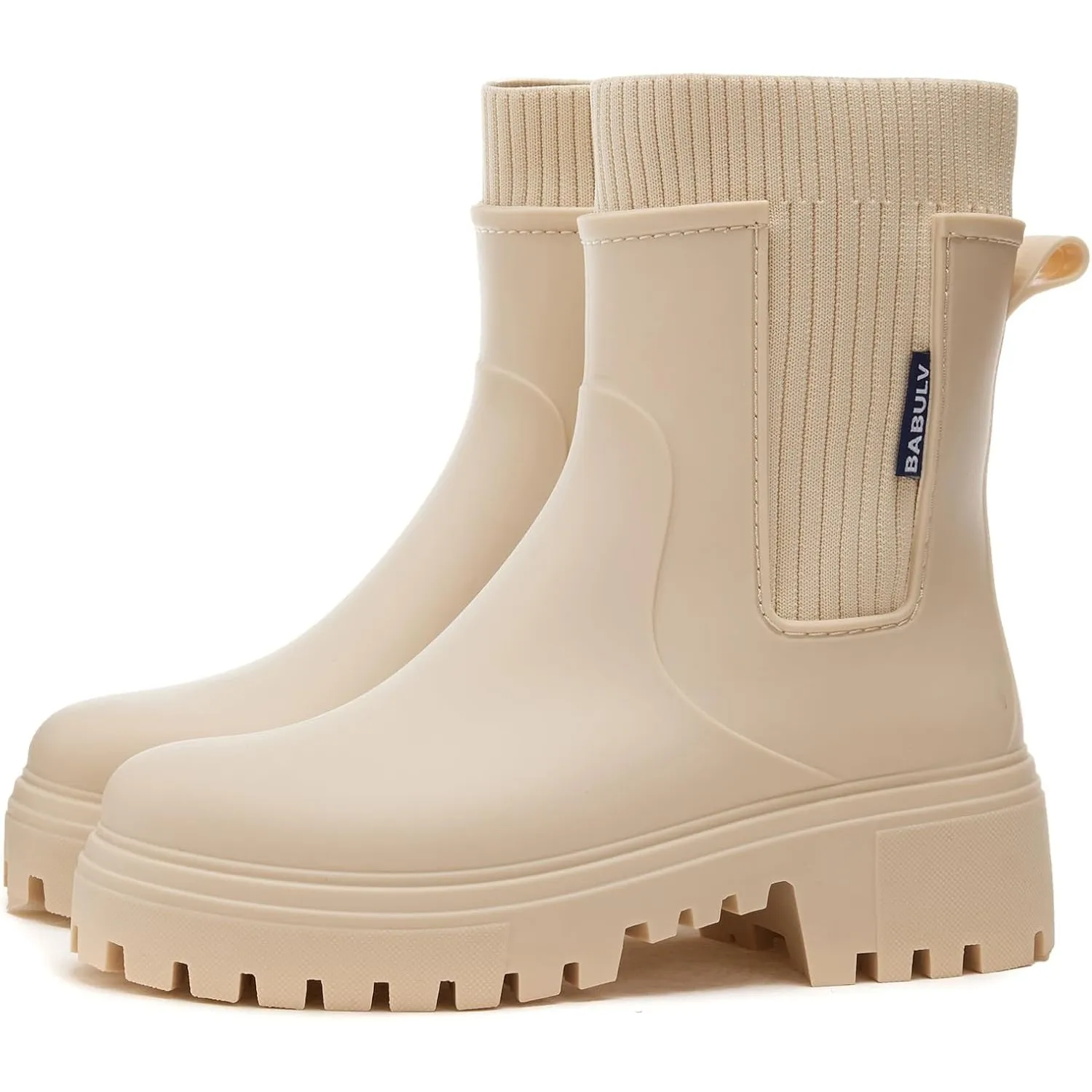 AONETIGER Gummistiefel Damen Regenschuhe Halbhoch