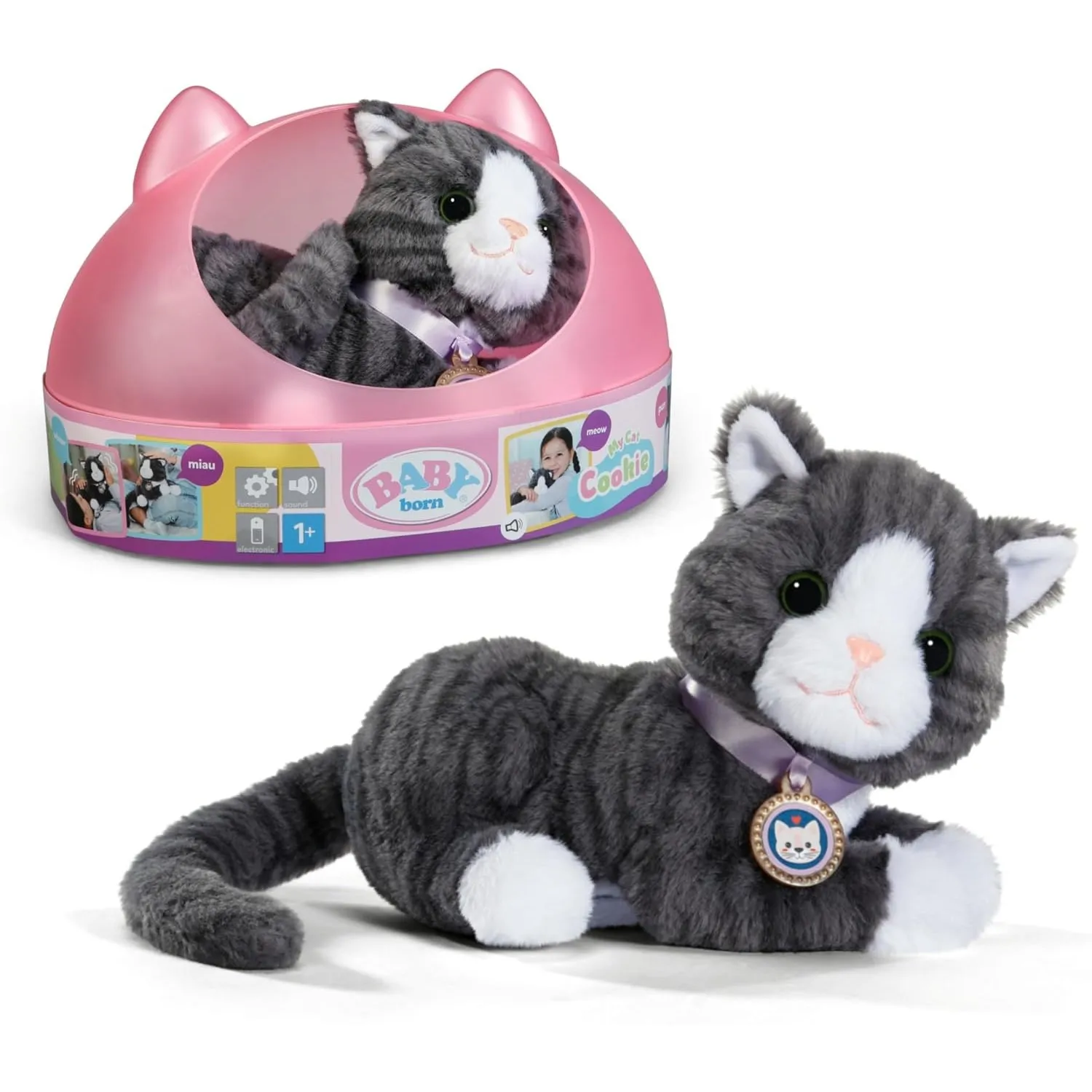 BABY Born Meine Katze Cookie mit Transportbox