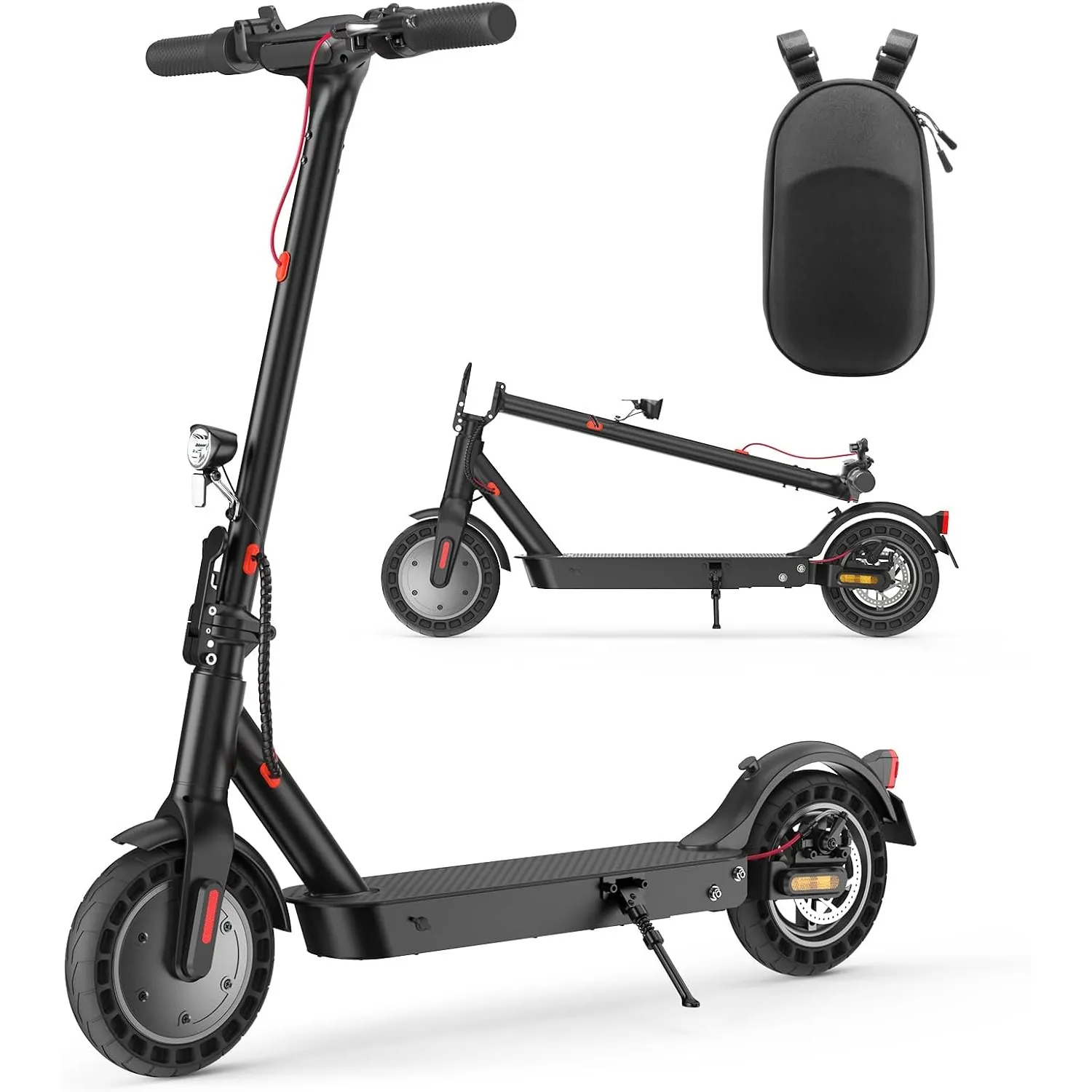 E Scooter mit Straßenzulassung, 10 Zoll, Max 40km Reichweite 20km/h, Komfortable Stoßdämpfung, Elektro Scooter bis 120k…