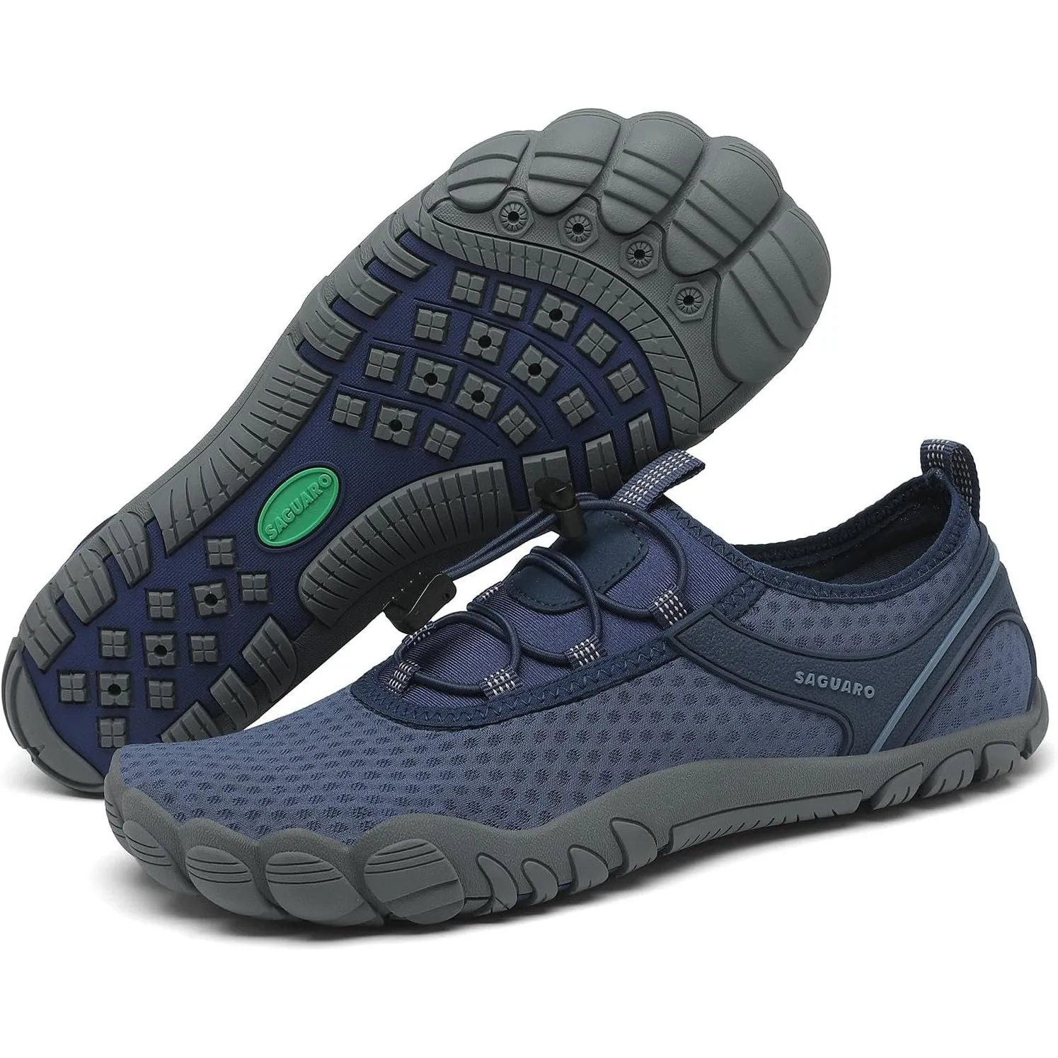 SAGUARO Unisex Barfuß Badeschuhe rutschfeste Barfußschuhe Schnelltrocknende Wasserschuhe mit Drainagelöcher Gr.36-48